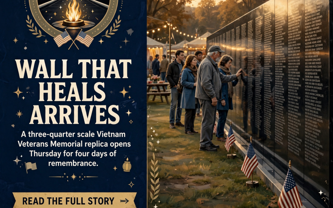 🇺🇸 The Wall That Heals Comes to Cookeville – Vietnam Veterans Memorial Replica Opens Thursday