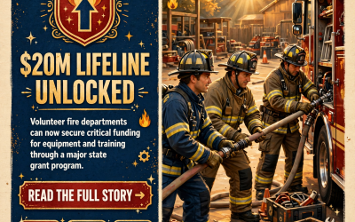 🚒 Tennessee Volunteer Fire Departments Can Apply for $20 Million in Equipment and Training Grants