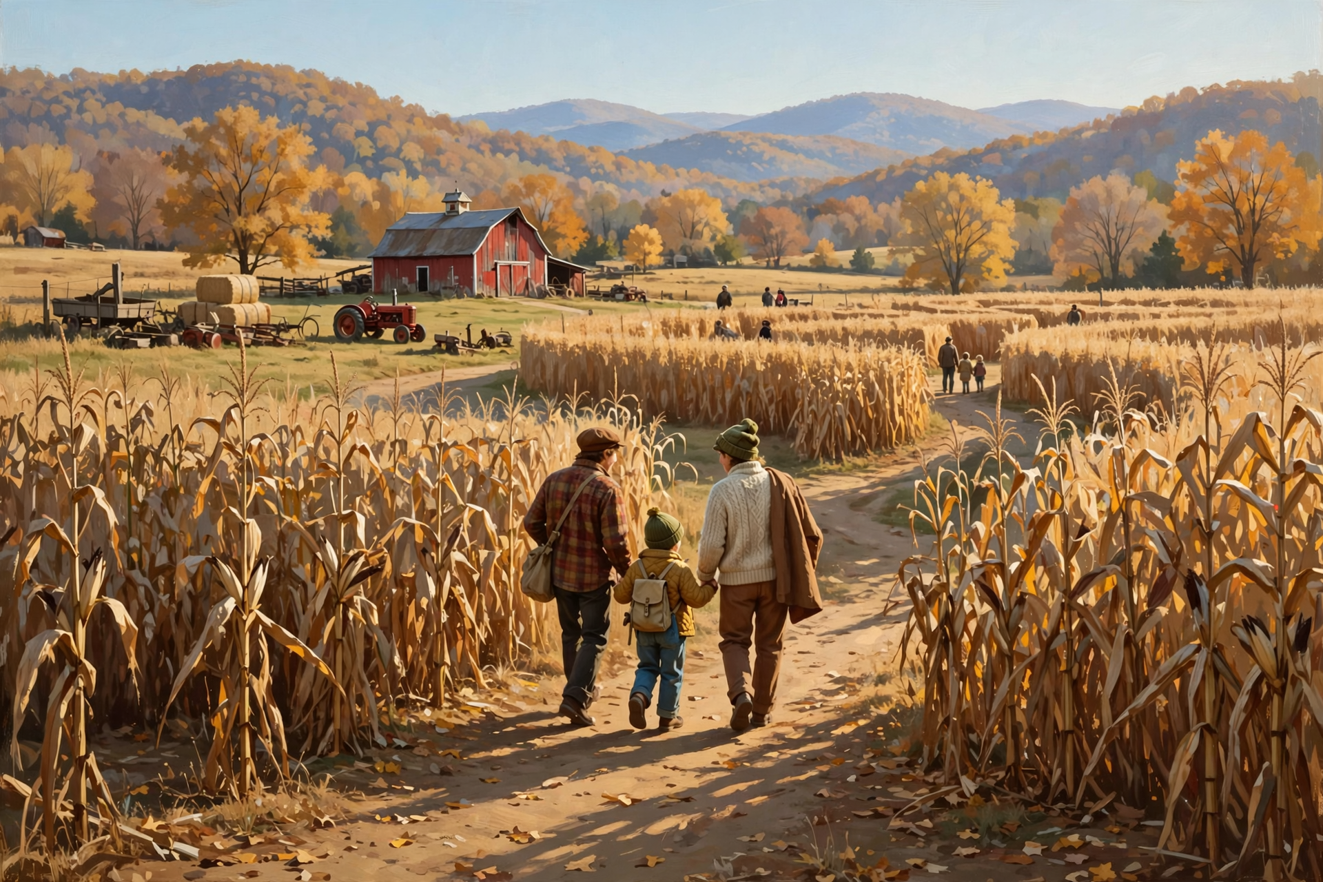 Illustration for 🚜 A Sunday Drive With a Corn Maze: Fall in the Foothills, Oct. 25
