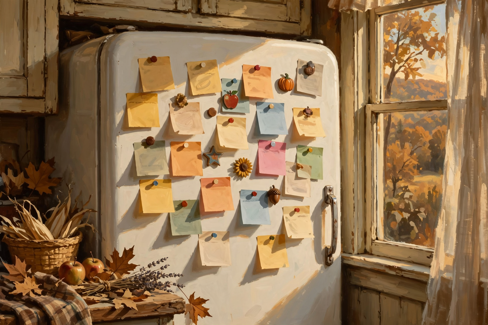 Illustration for 📌 Sticky Notes for the Fridge