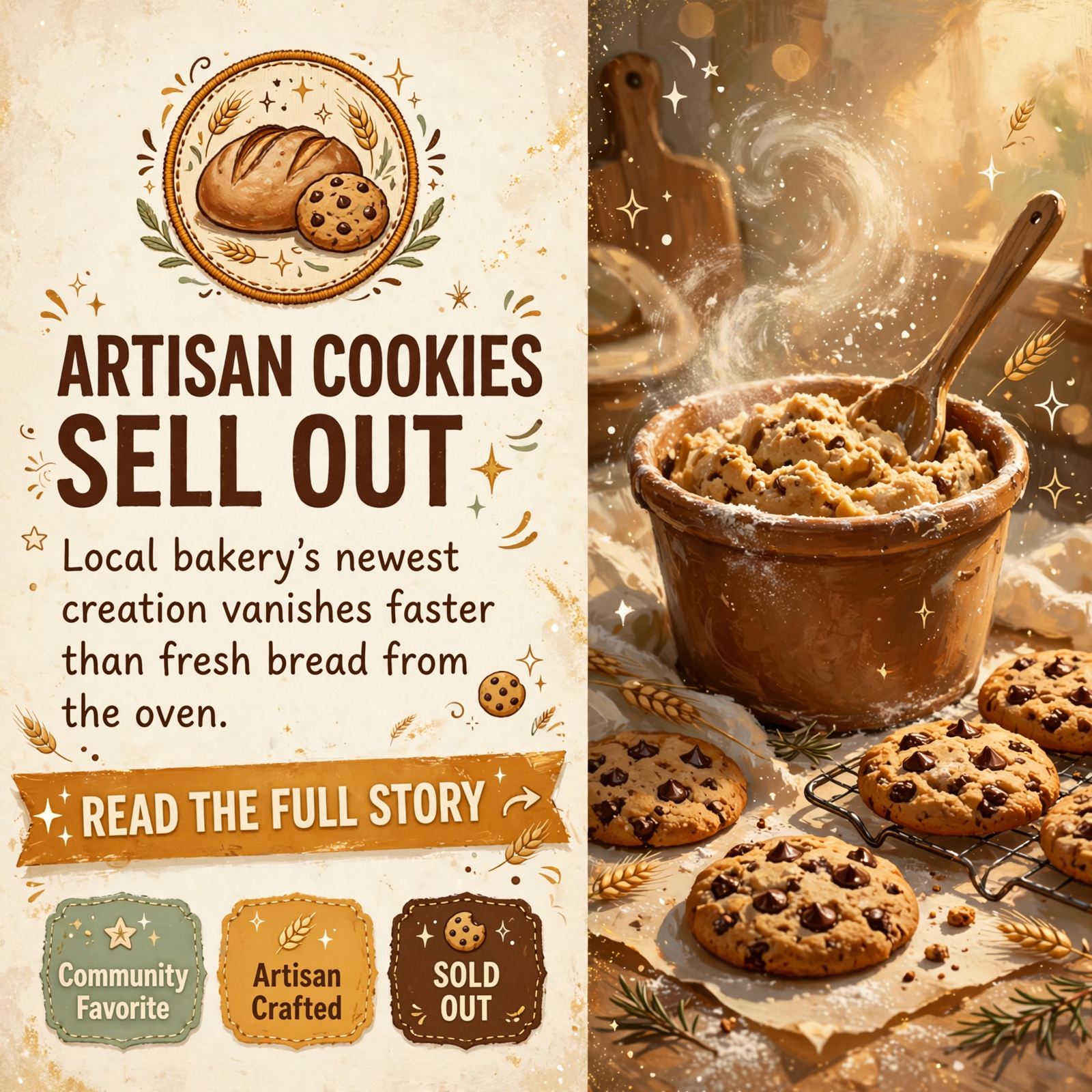 Featured image for "🍪 Field to Flour Sourdough 's Cookie Dough Buckets Sell Out in Cleveland"