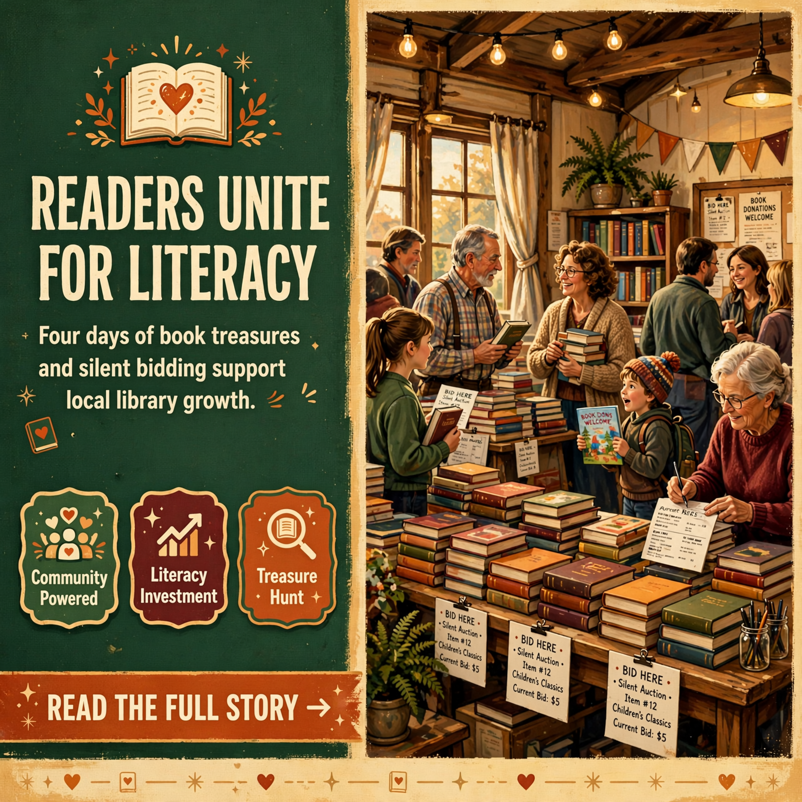 Featured image for "📚 Friends of Sequatchie County Public Library Host Book Sale & Silent Auction, October 21-24"