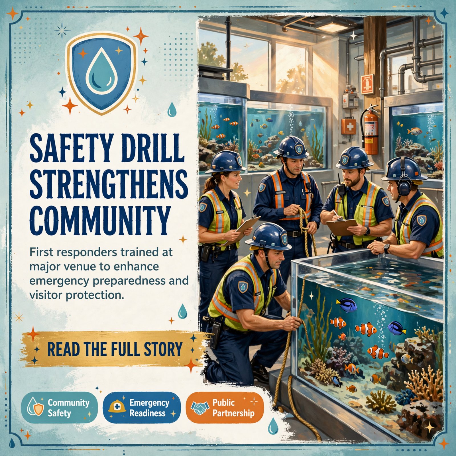 Featured image for "🚨 Tennessee Aquarium Delays Opening for First Responder Training Exercise in Chattanooga"