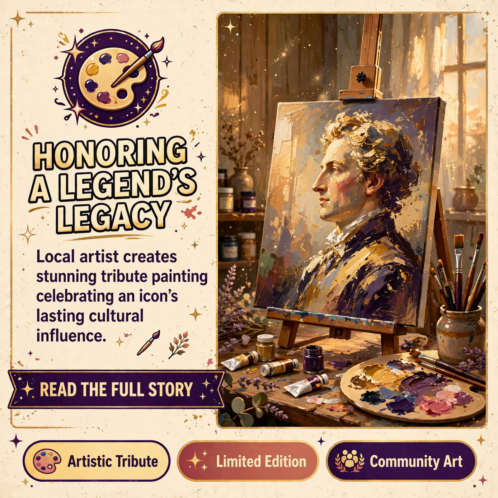 Featured image for "🎨 Artist Unveils Tribute Painting Inspired by Dolly Parton's Legacy"