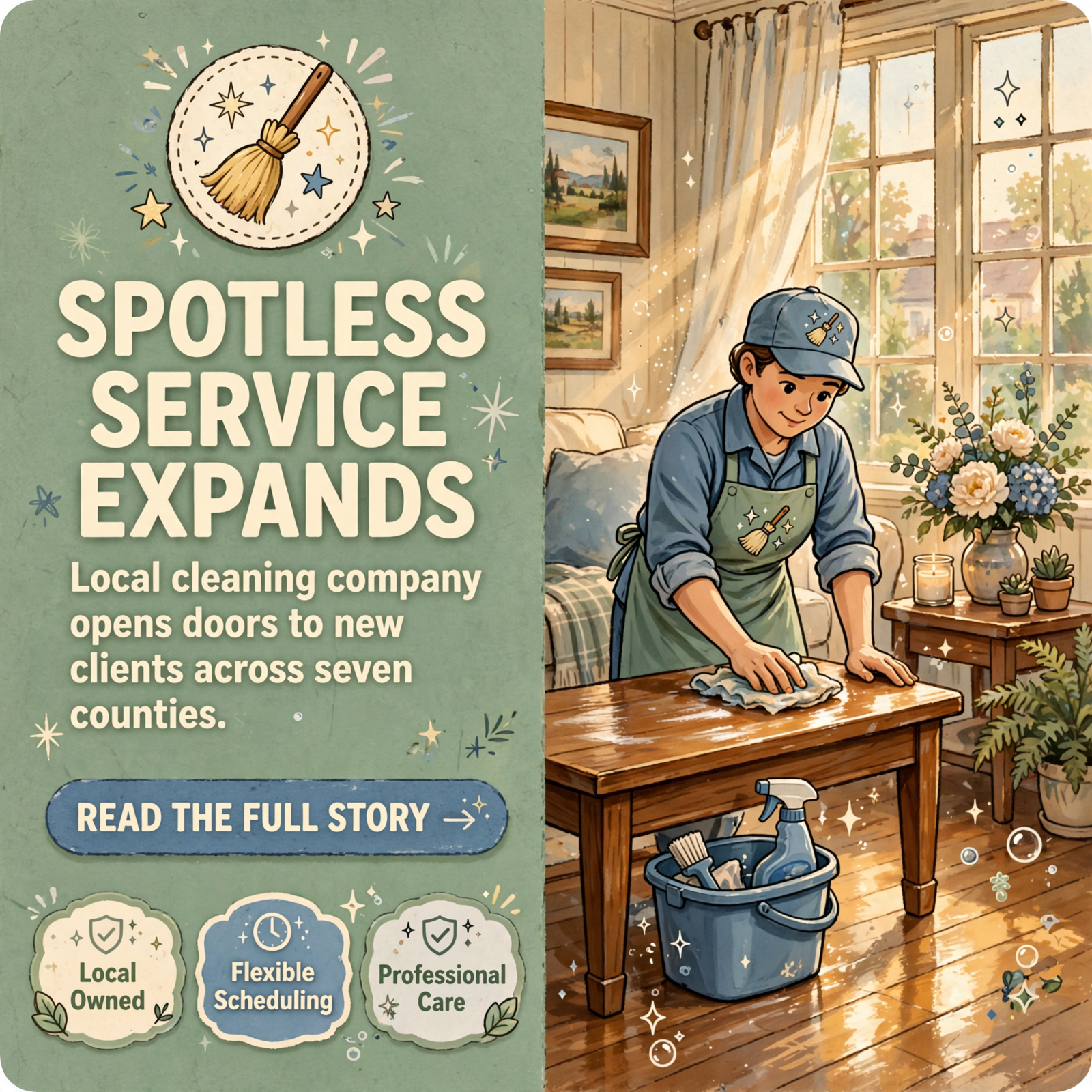 Featured image for "🧹 The Valley Refresh Seeks New Clients Across Seven Counties"