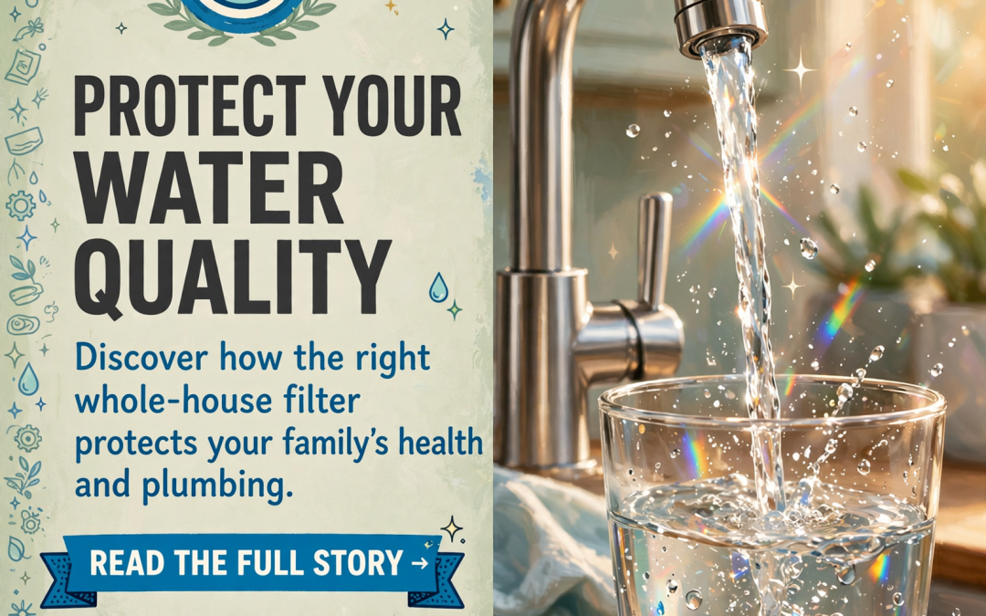 💧 Choosing the Right Whole-House Water Filter for Your Home