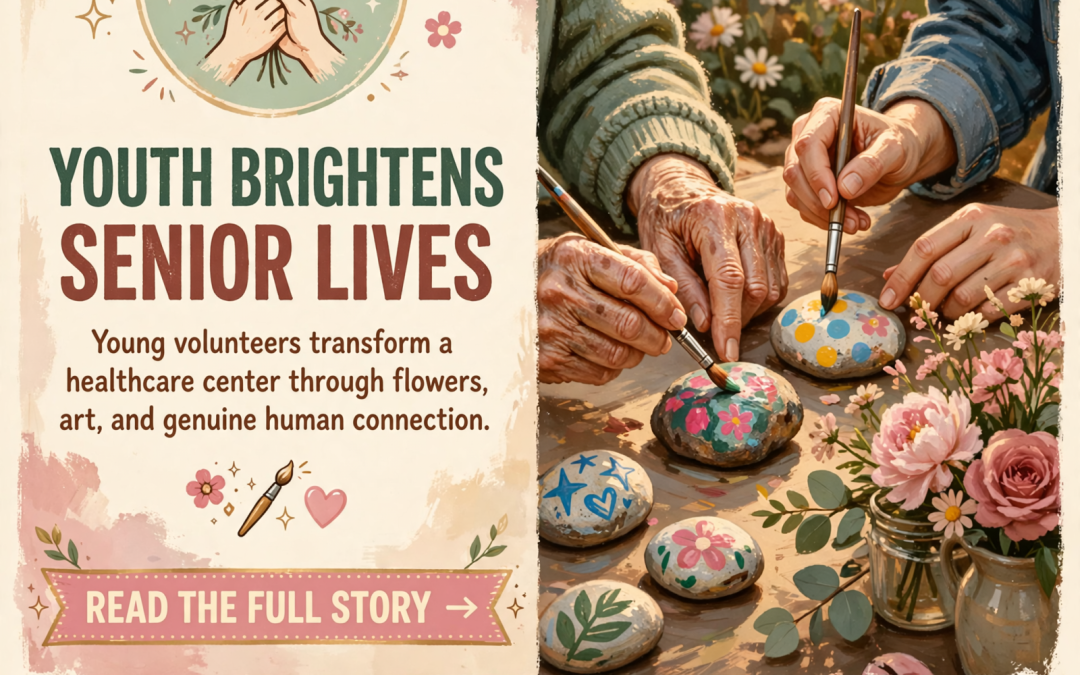 🌸 Girl Scouts and Daisy Elementary Bring Beauty and Connection to Soddy-Daisy Healthcare Center