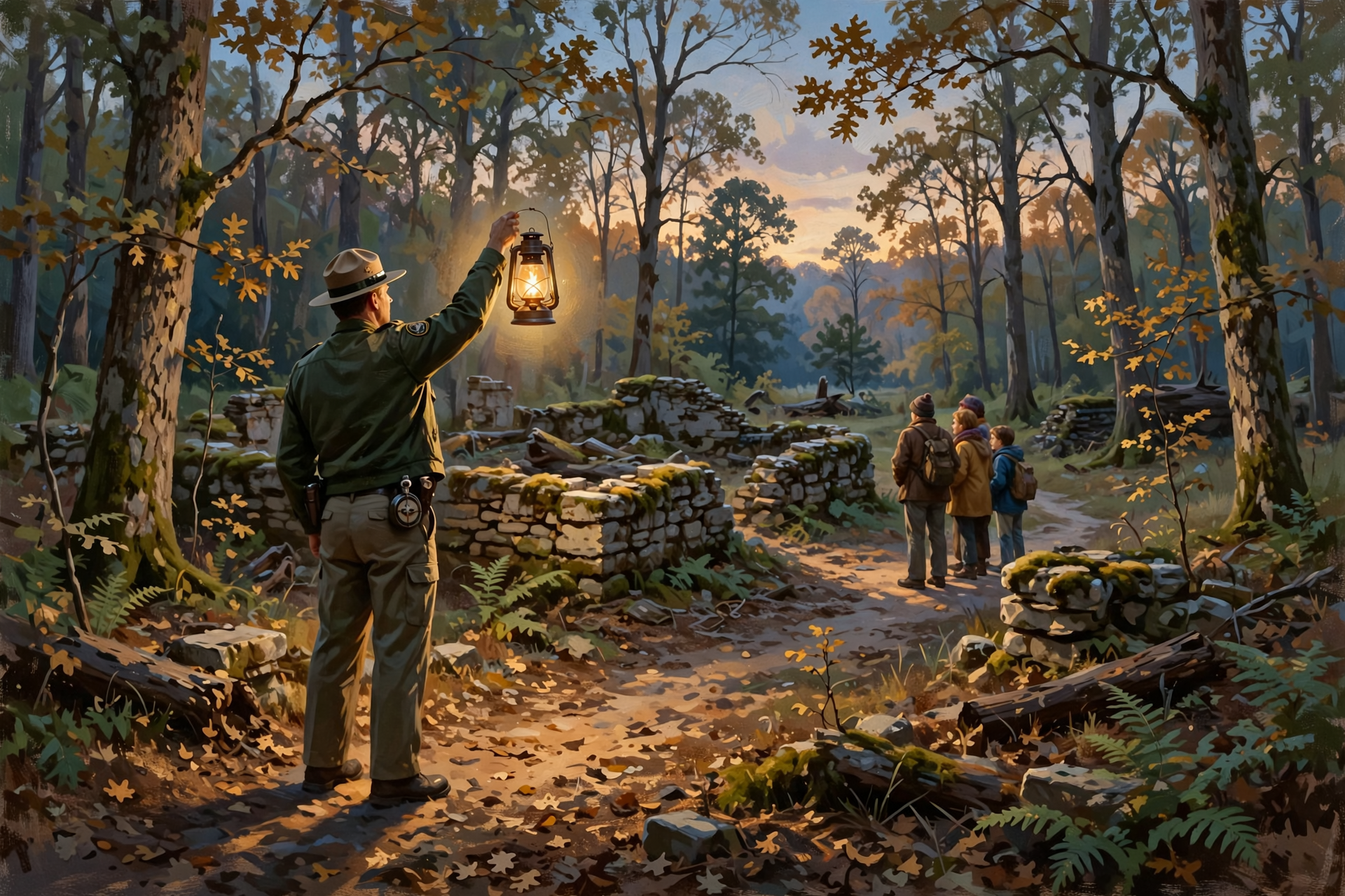 Illustration for 🧭 Hundred-Mile Happenings: Lantern Hikes at Standing Stone, a Ranger's Fly-Fishing Class, Marigolds at Huntsville's Día de los Muertos, a Pup Dash at Reflection Riding, a Free Tour of Red Clay, Crystal Digging at Cathedral Caverns and a Hike to Monte Sano's Stone Cuts