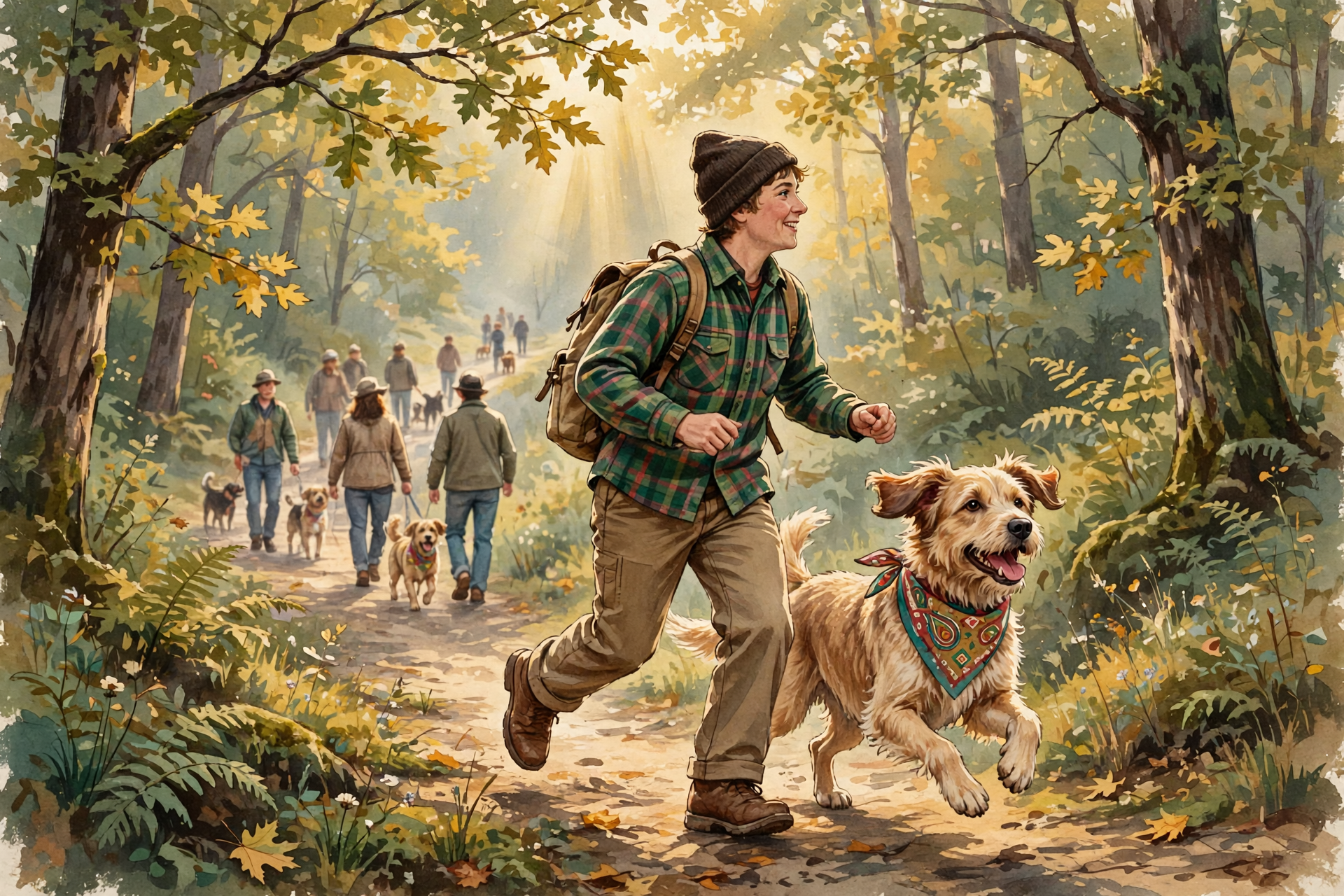 Illustration for 🐾 Run (or Stroll) a Trail With Your Dog at Reflection Riding