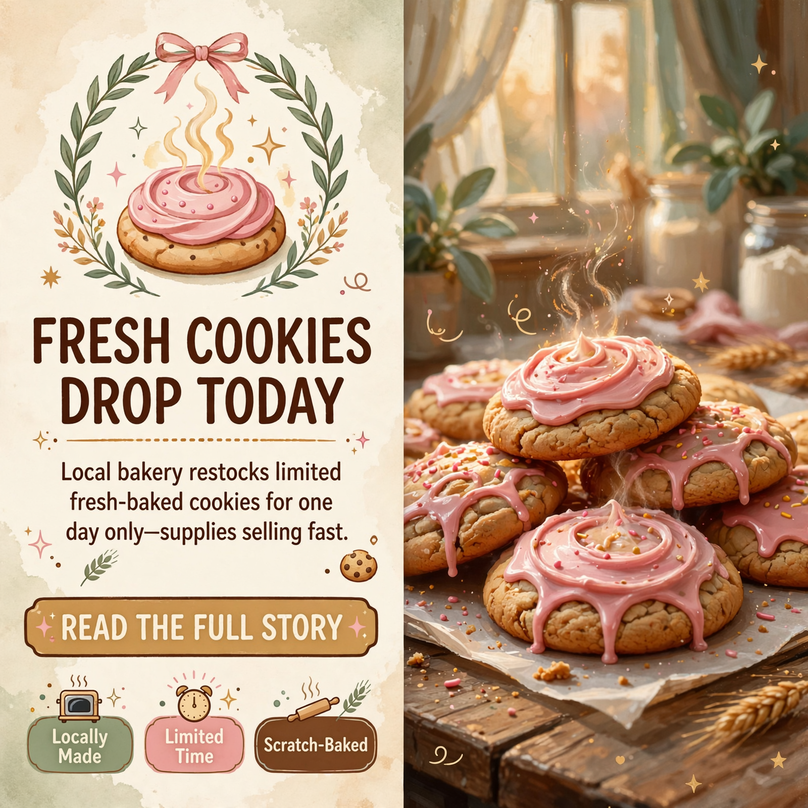 Featured image for "🍪 Fresh Cookie Sale in Lusk - Just Frosted Restocks Today"