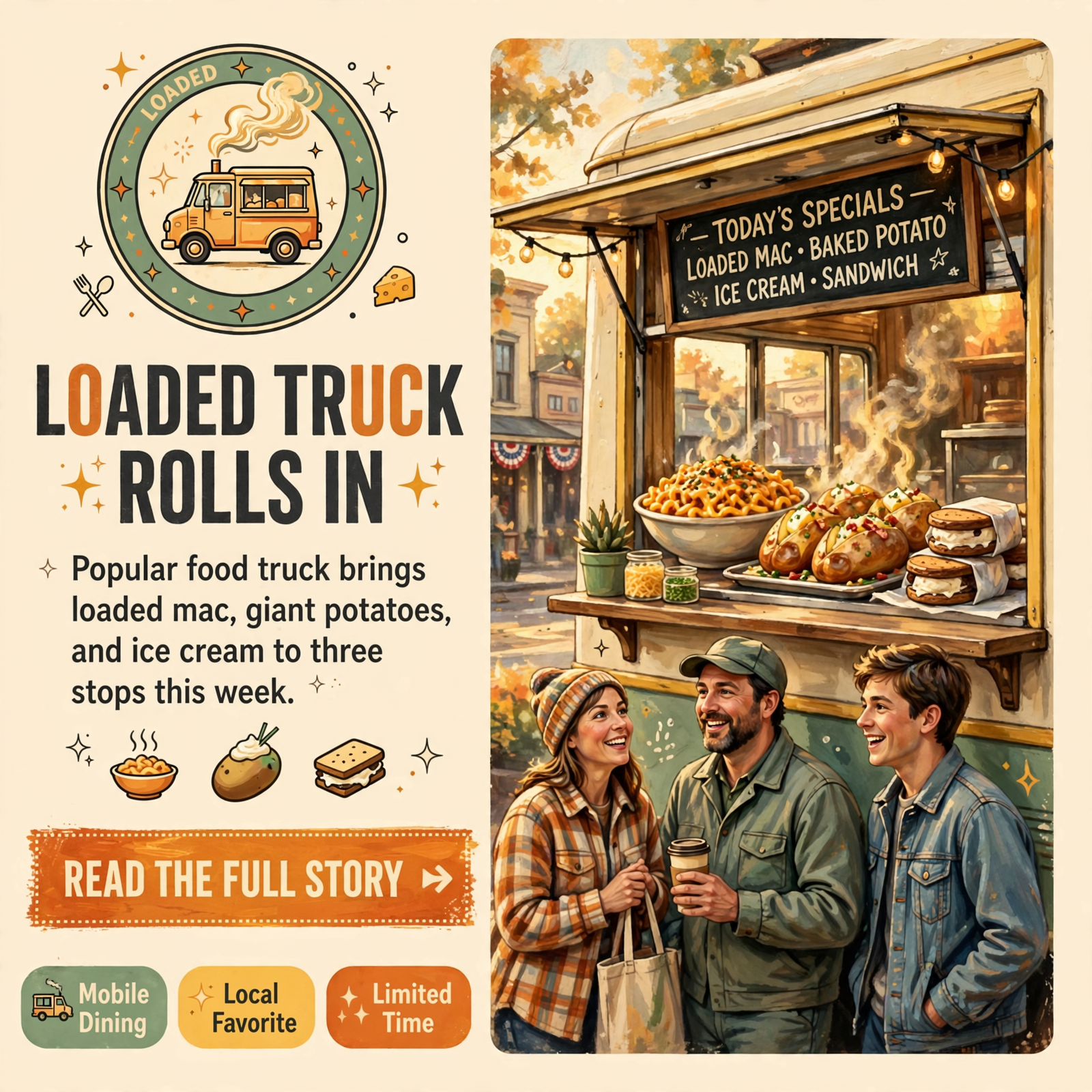 Featured image for "🚚 It's Loaded Food Truck Rolls Through McMinnville, Jasper & Manchester This Week"