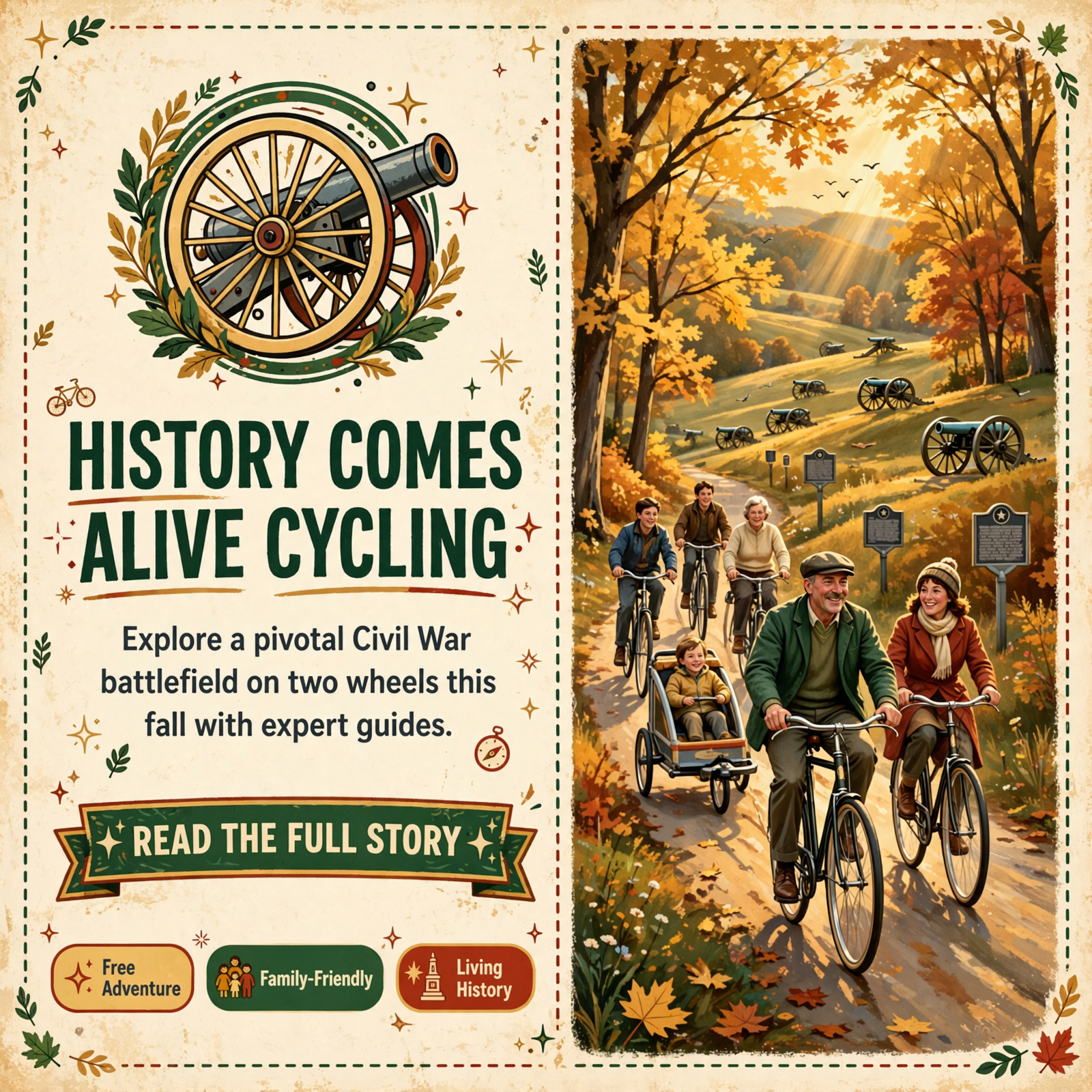 π΄ Free Guided Bicycle Tour of Chickamauga Battlefield Set for October 24 β Featured Image Featured image for "π΄ Free Guided Bicycle Tour of Chickamauga Battlefield Set for October 24"