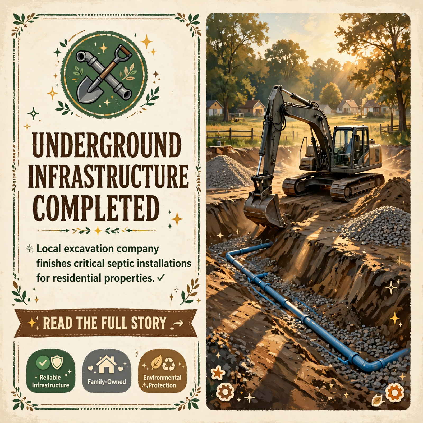 Featured image for "🚰 Funk Excavation Completes New Septic Systems in Dunlap and Pikeville Area"