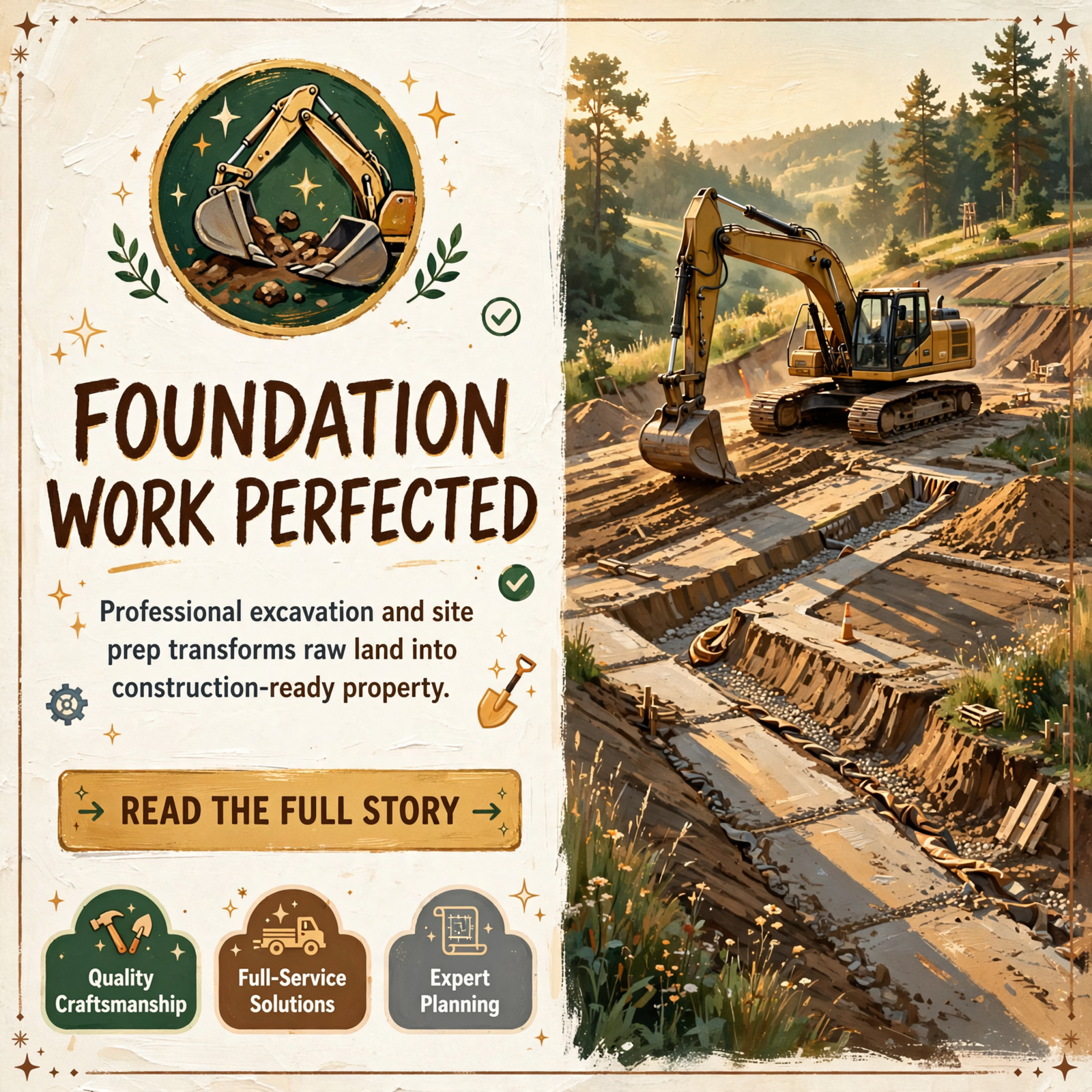 Featured image for "🚜 EarthWorks Land Development LLC Offers Full-Service Excavation and Site Work Solutions"