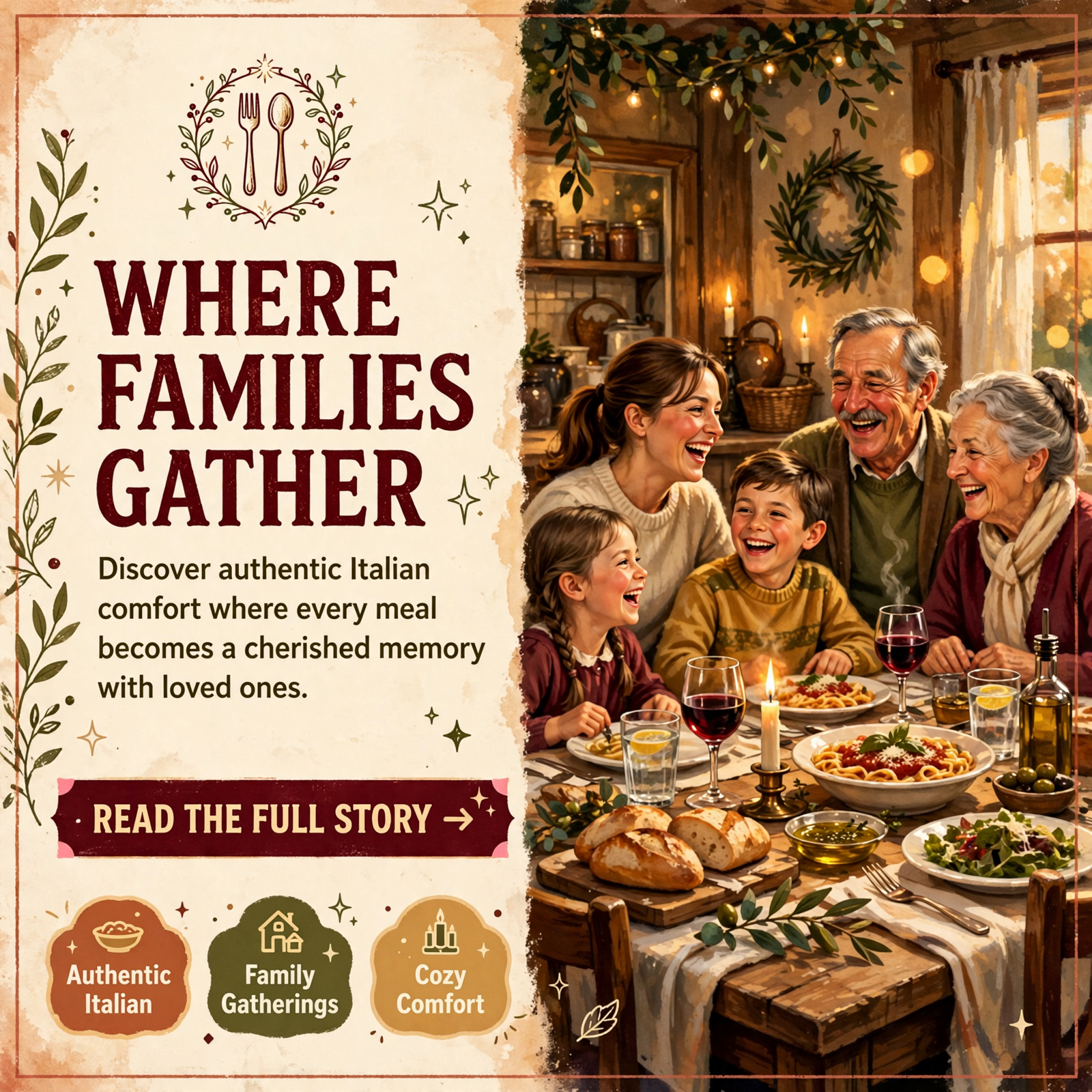 Featured image for "🍝 Rafael's Italian Restaurant Invites Diners to Experience Cozy Family Meals in Soddy-Daisy"