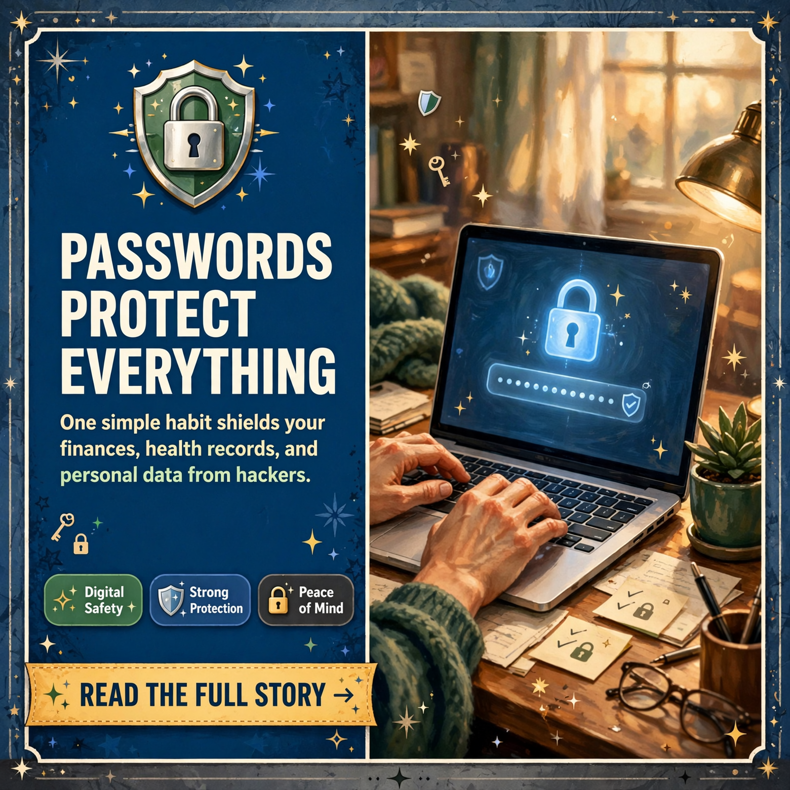 Featured image for "🔒 Cybersecurity Awareness Month: Why Strong Passwords Matter for Your Digital Safety"