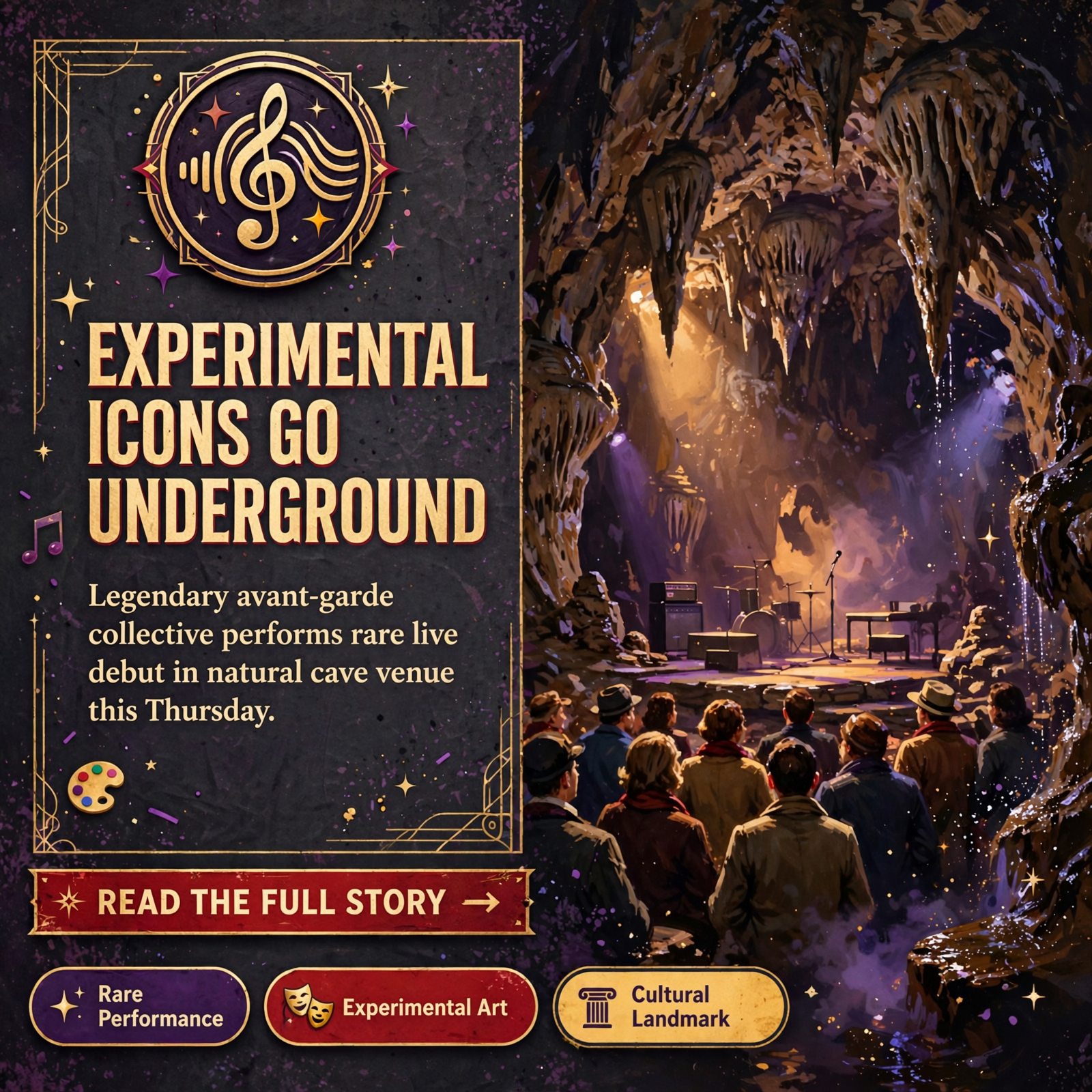 Featured image for "🎵 The Residents Bring Underground Debut to The Caverns in Pelham This Thursday"
