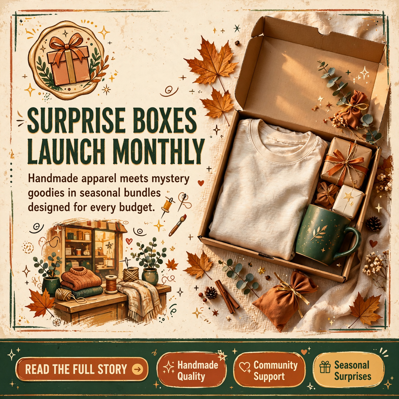 Featured image for "🛍️ LaLa's Bazaar Launches October Monthly Box Collection with Themed Apparel and Surprise Goodies"