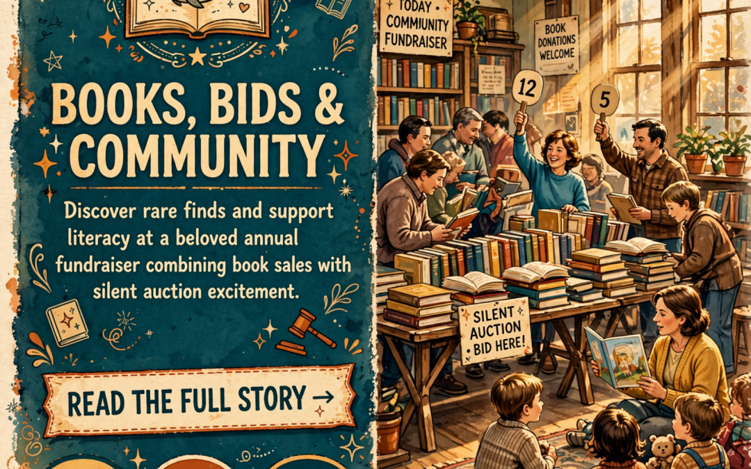 🐋 Whale of a Book Sale & Silent Auction Comes to Dunlap – Friends Day October 21