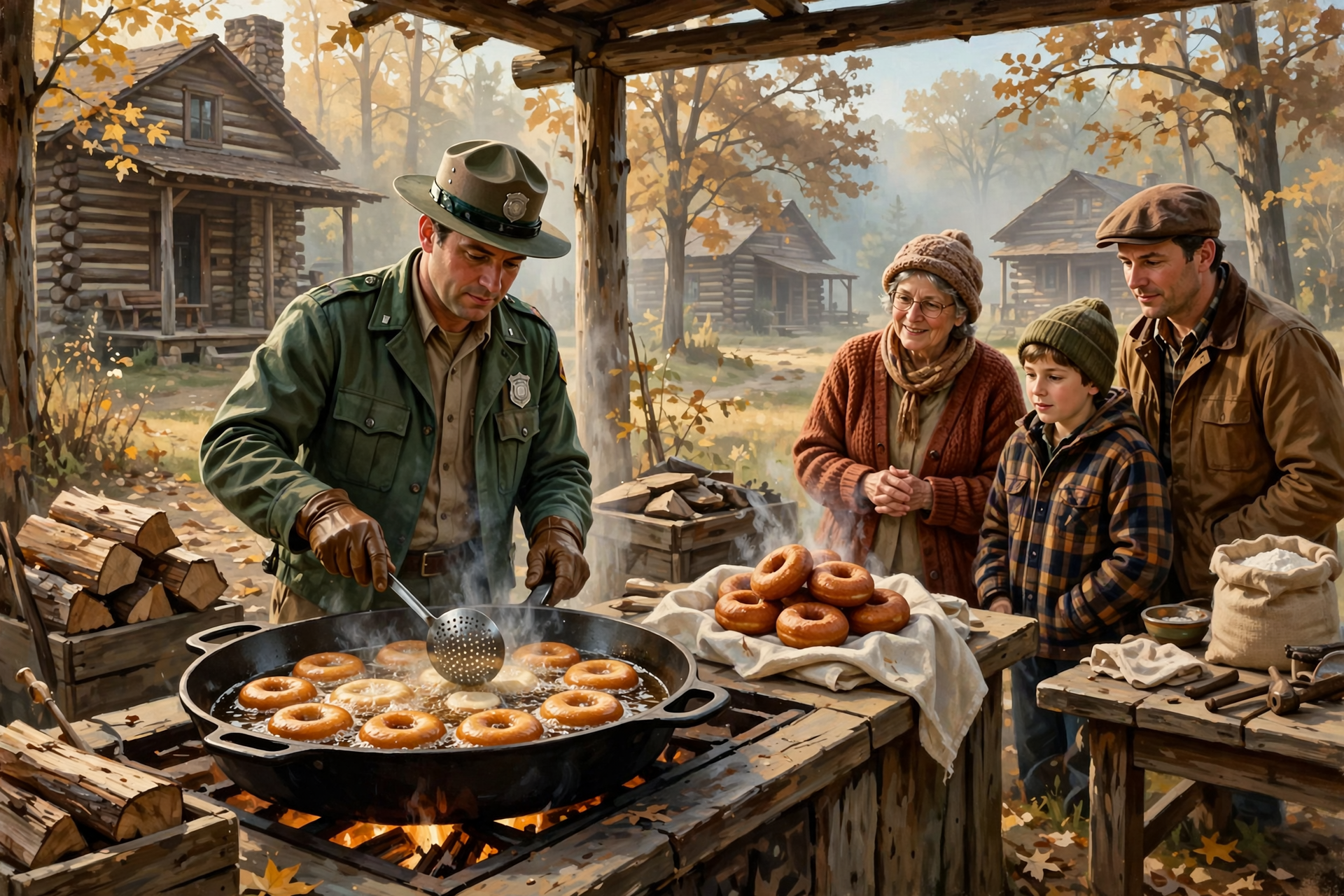 Illustration for 🍩 Taste a Doughnut Made From an 1850 Recipe at Cordell Hull's Birthplace