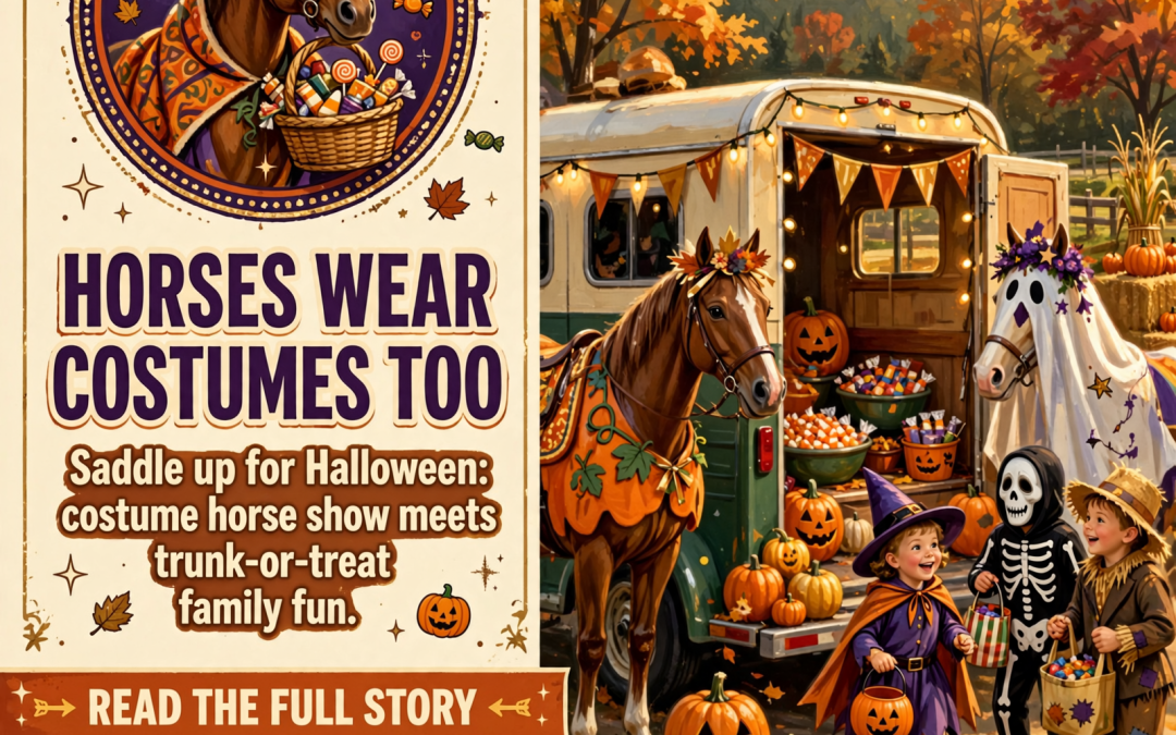 🎃 Grundy County Saddle Club Hosts Costume Horse Show with Trunk-or-Treat Fun in Tracy City