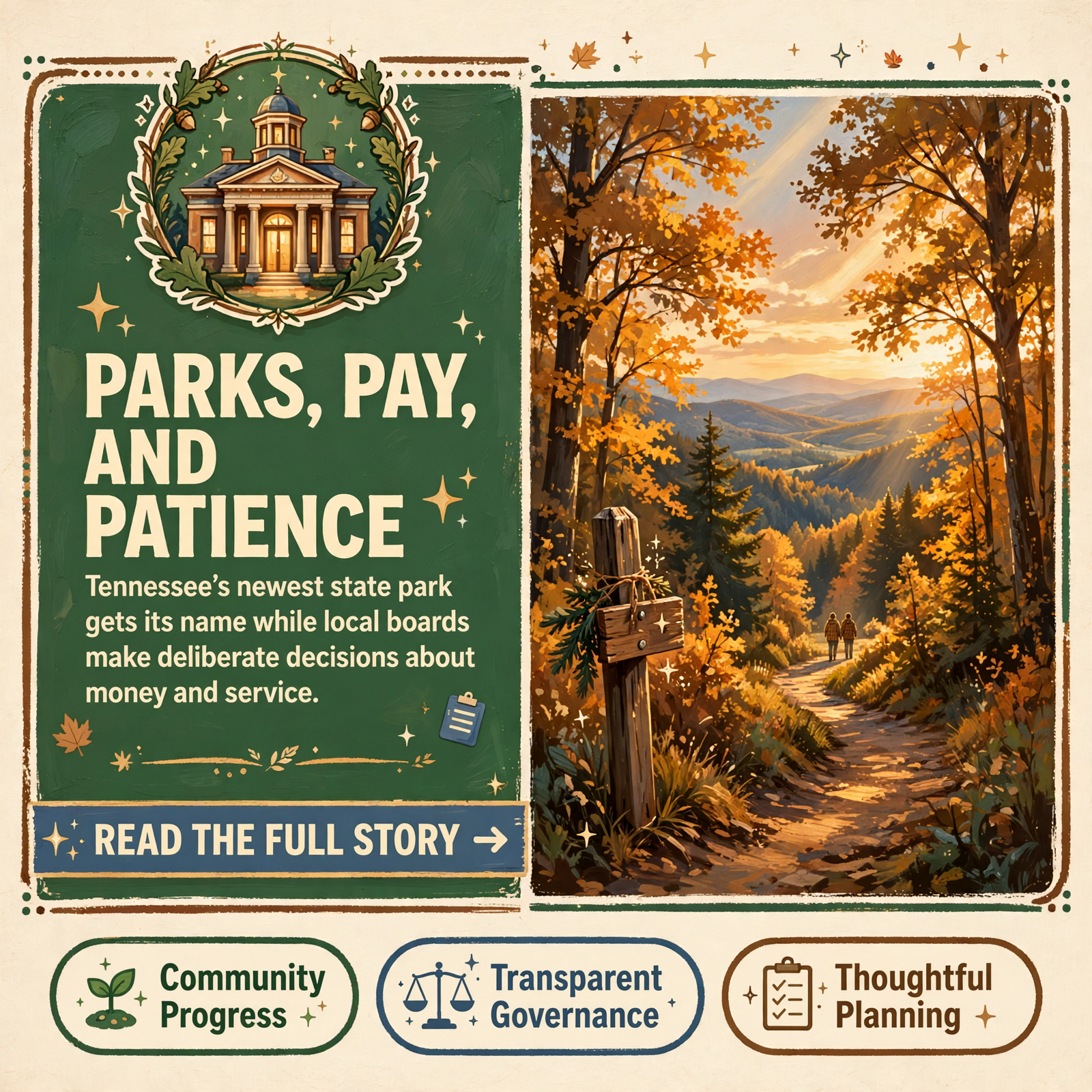 ποΈ Courthouse Corner: Tennessee Names Its 70th State Park Angel’s Hollow, Grundy’s School Board Says No to Raises, Vanβ¦ Featured image for "ποΈ Courthouse Corner: Tennessee Names Its 70th State Park Angel's Hollow, Grundy's School Board Says No to Raises, Van Buren Pauses 911β¦