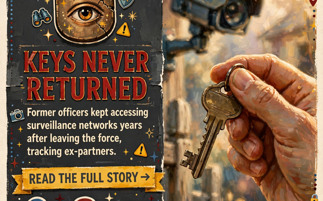 🔑 Ex-Cops Still Peeking, Glasses That Listen on Their Own, and a Bug Sweep That Became a Crime
