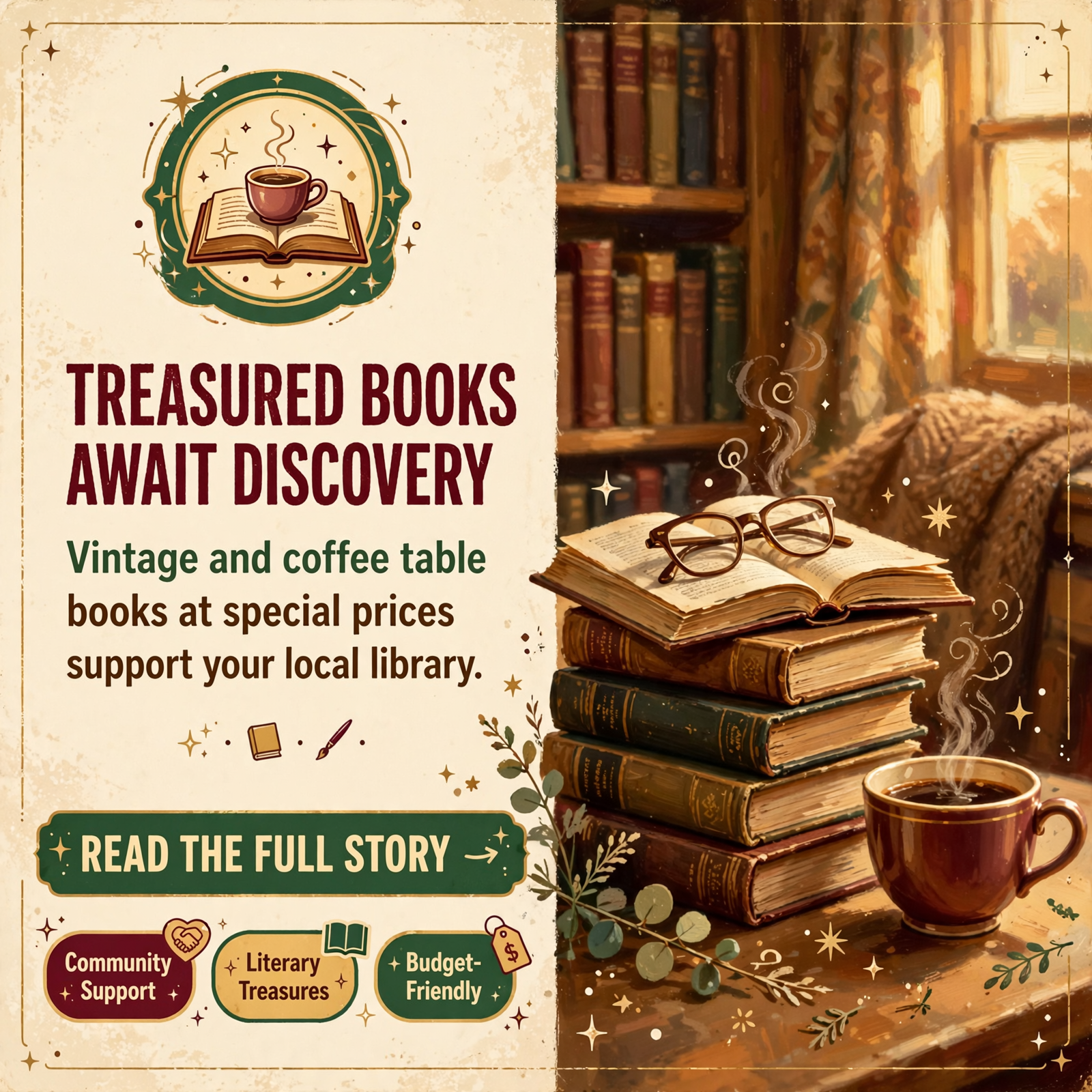Featured image for "📚 Special Priced Vintage and Coffee Table Books Now Available"