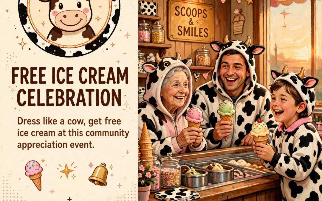 🐄 Udder Appreciation Day Brings Free Ice Cream to Dunlap on November 5
