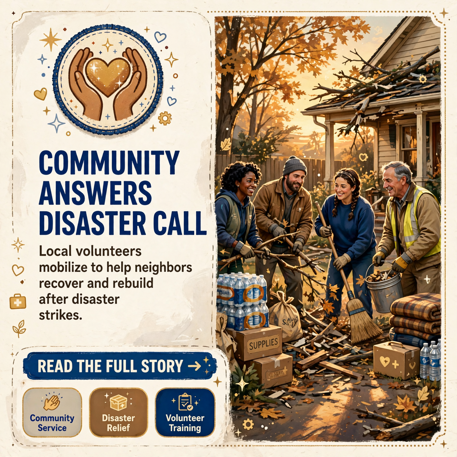 Featured image for "🤝 Sequatchie Valley Baptist Association Disaster Relief Team Mobilizes for Cleanup Efforts"