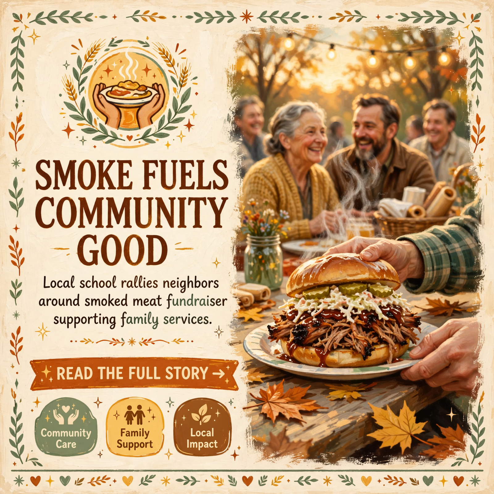 Featured image for "🍖 Smoked Boston Butt Fundraiser Benefits Van Buren County Family Resource Center"