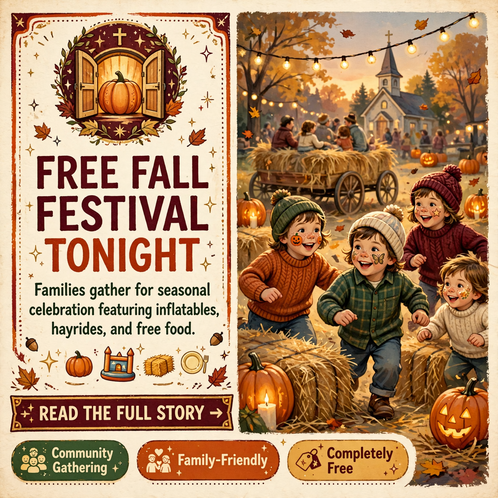 Featured image for "🎃 Free Fall Festival Comes to East Sparta Church of God Tonight"