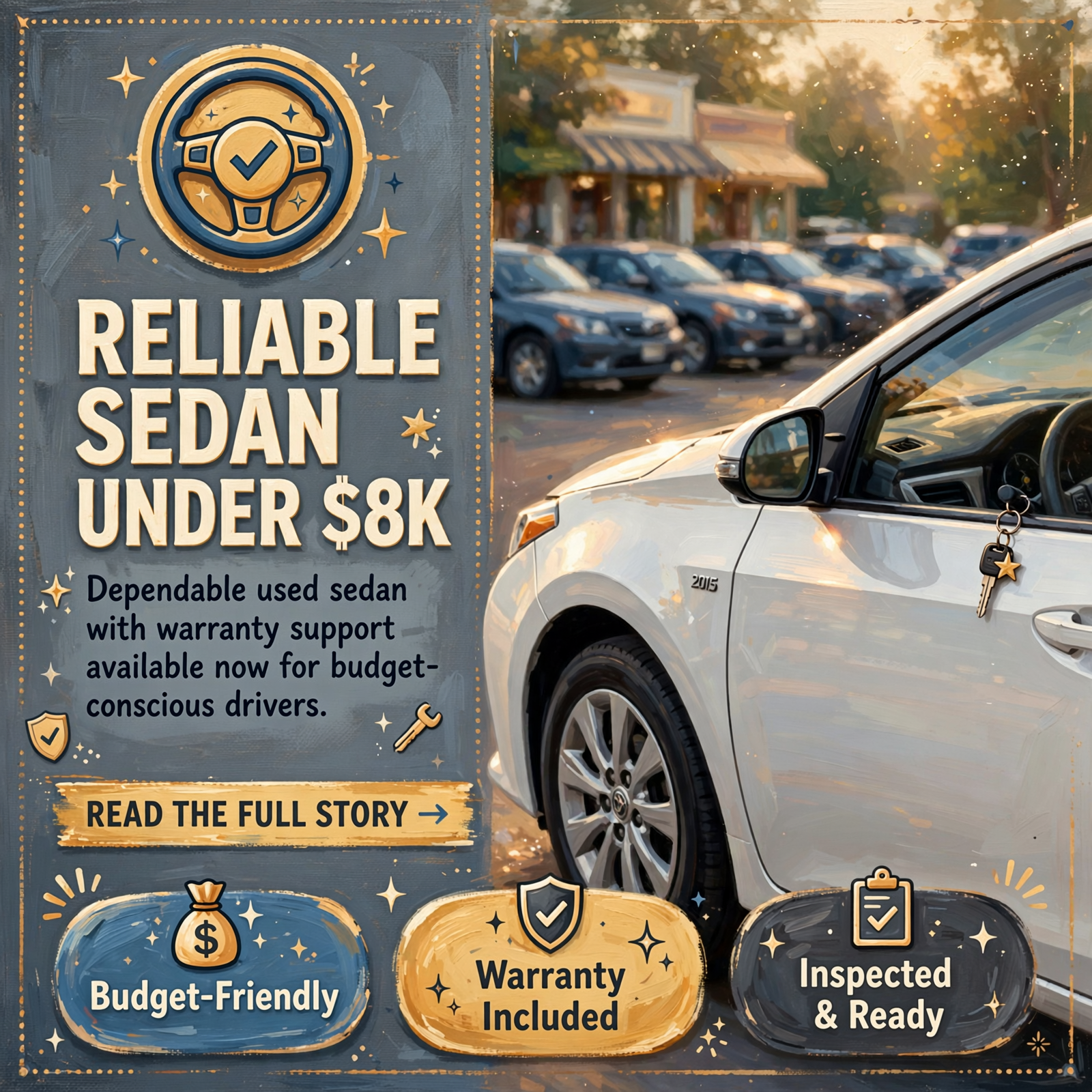 Featured image for "🚗 Affordable 2015 Toyota Corolla Available in Cleveland - $7,995 at JP Auto Centers"