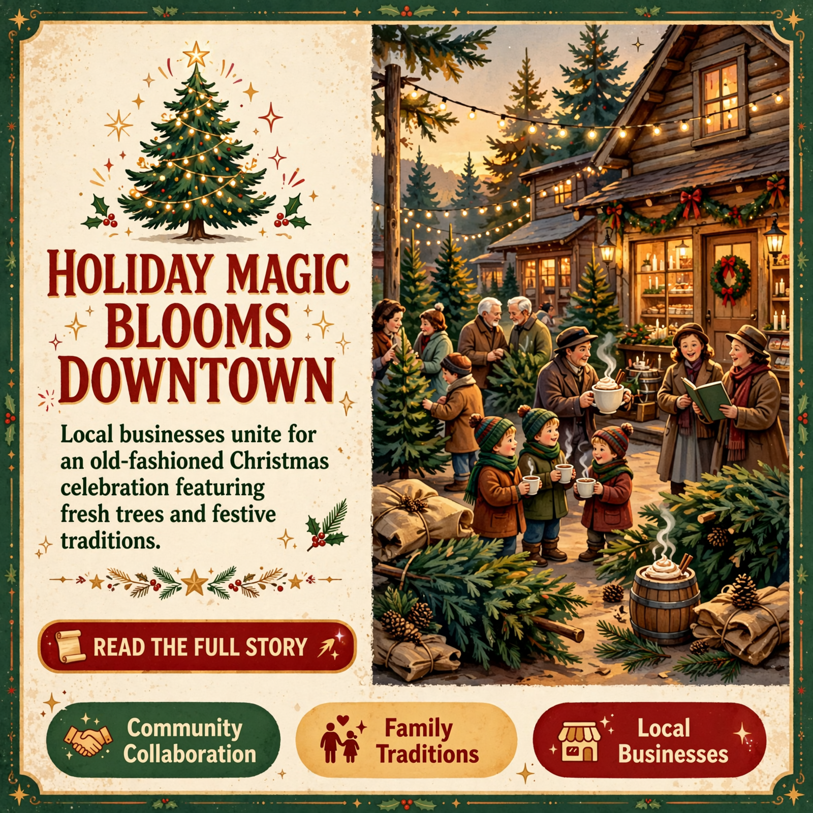 Featured image for "🎄 Christmas Under the Pines Brings Holiday Magic to Downtown Crossville"