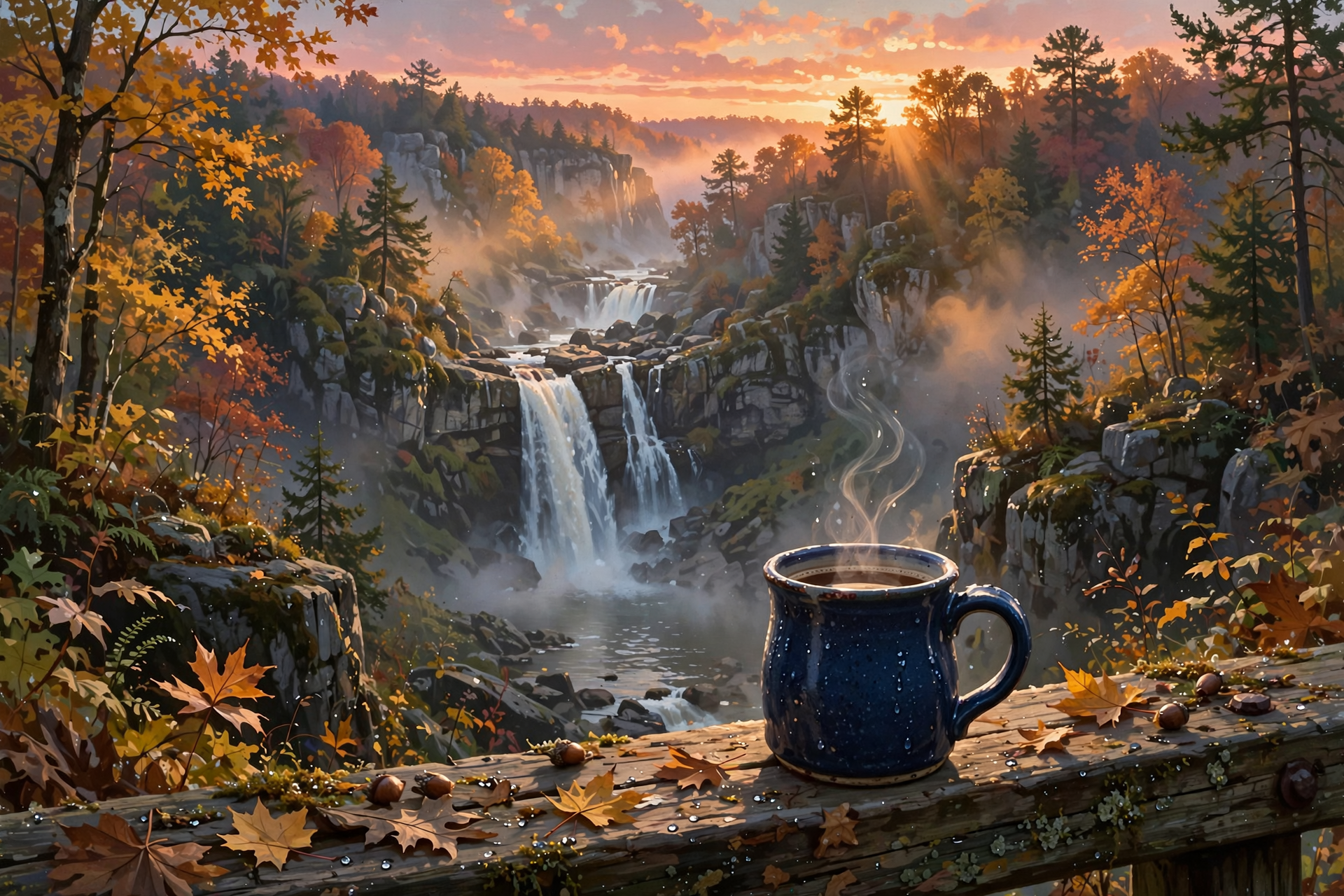Illustration for 🧭 Hundred-Mile Happenings: Sunrise Coffee at Burgess Falls, a Lantern Hike to Hazard Cave, a Costume Hike at the Stone Door, a Halloween Float on the Ocoee, Frontier Pelts at Fort Southwest Point, Campfire Tales at Harrison Bay, Campground Trick-or-Treat in Crossville and a 1930s Christmas With Santa