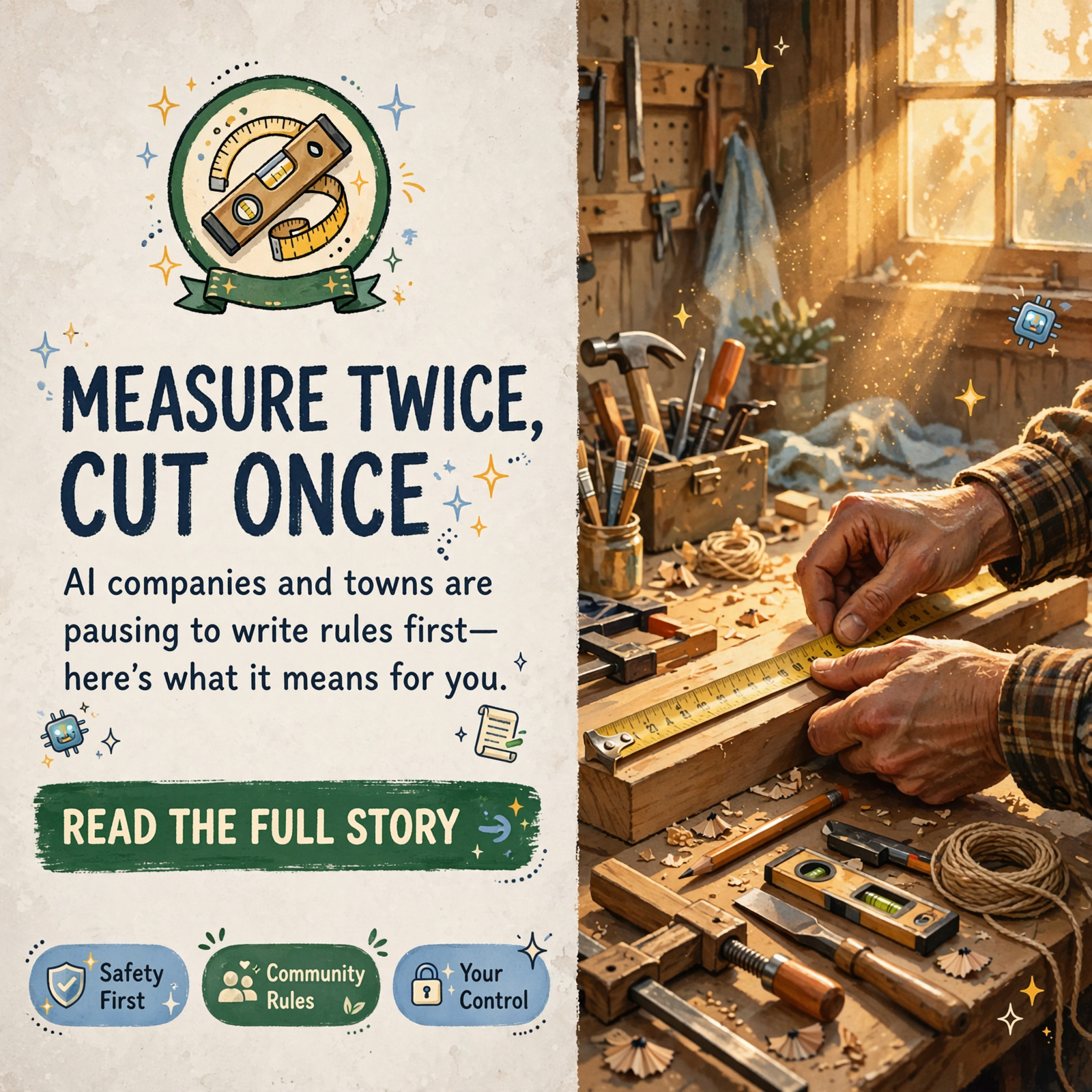 Featured image for "📐 Measure Twice, Cut Once: What This Week's AI News Means for the Valley"