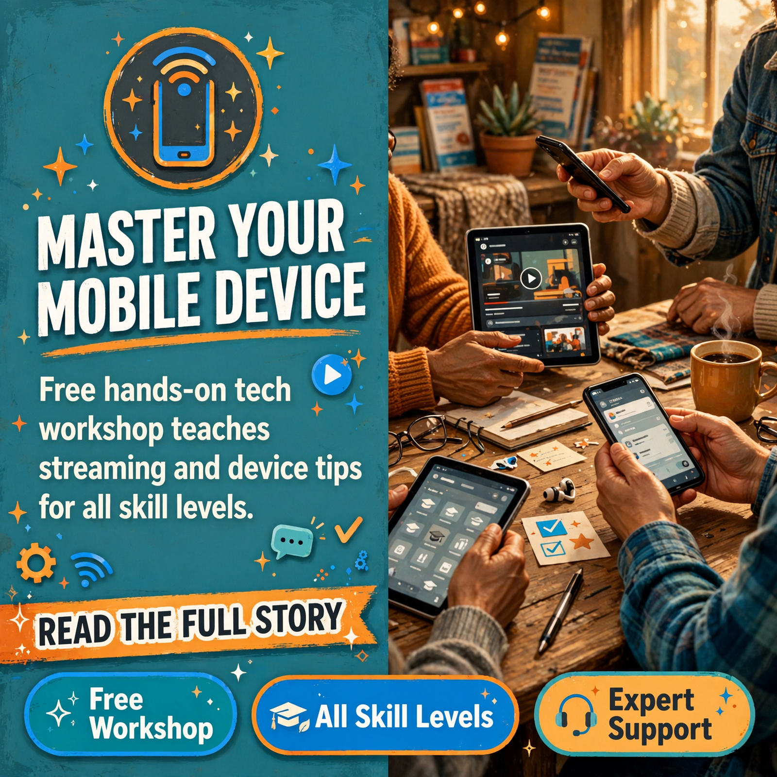Featured image for "📱 Streaming & Mobile Workshop Comes to Pikeville - Learn Device Tips and Trilight Mobile"
