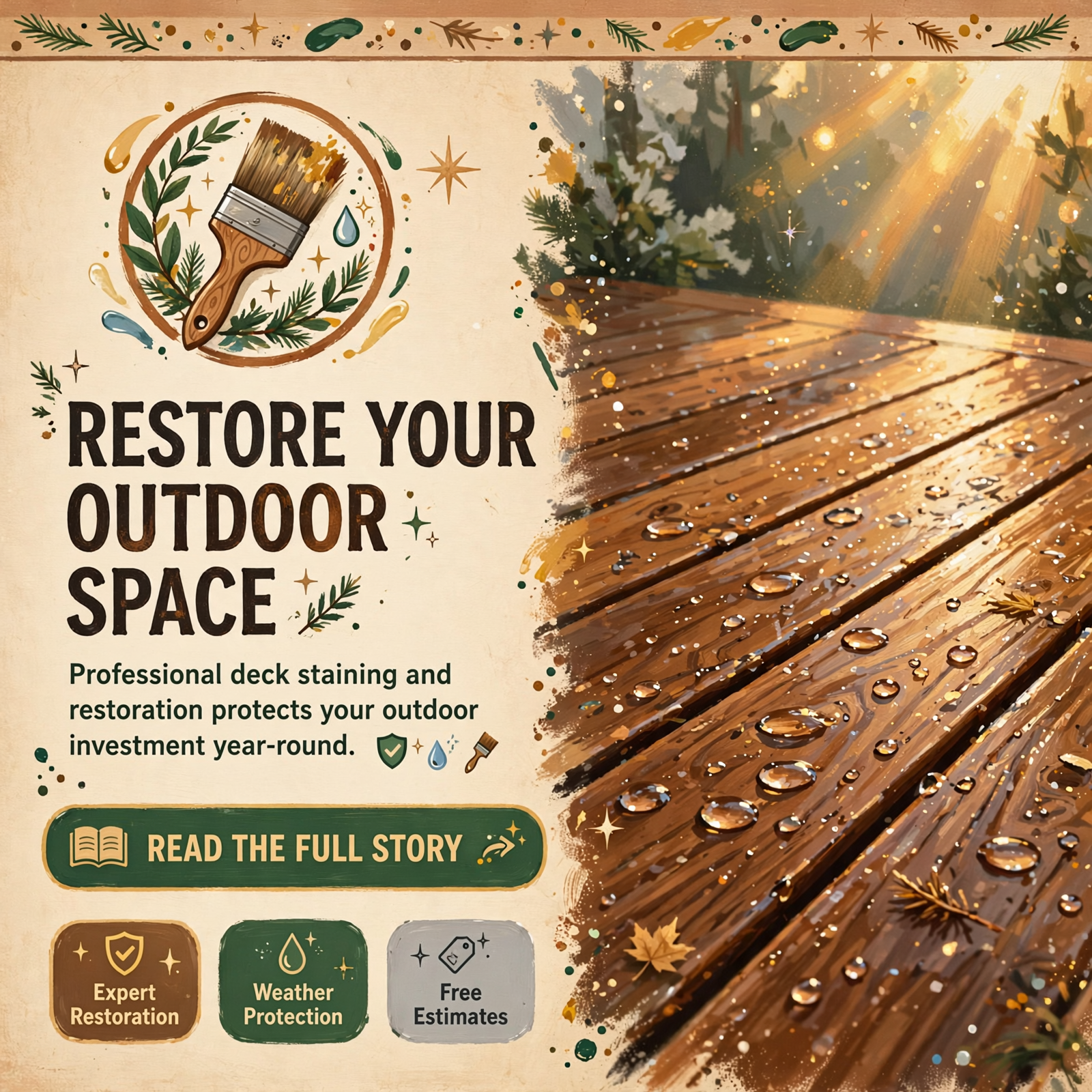 π‘ AT Construction Offers Professional Deck Staining & Restoration Services β Featured Image Featured image for "π‘ AT Construction Offers Professional Deck Staining & Restoration Services"