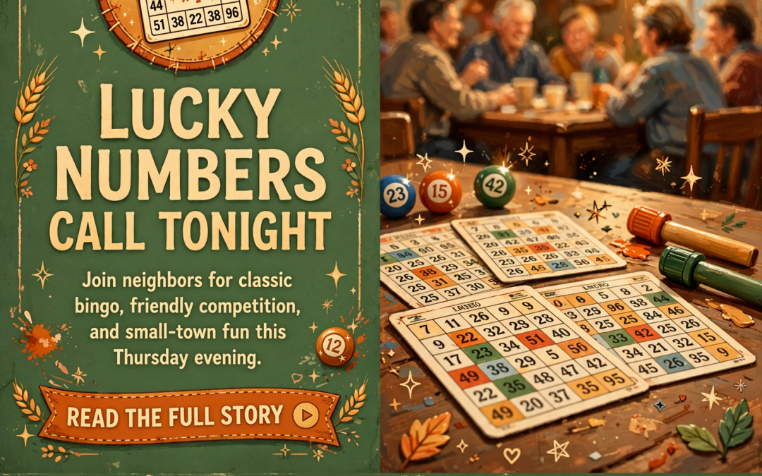 🎉 Bingo Night in Sparta, TN – Thursday, October 22nd at 6 PM