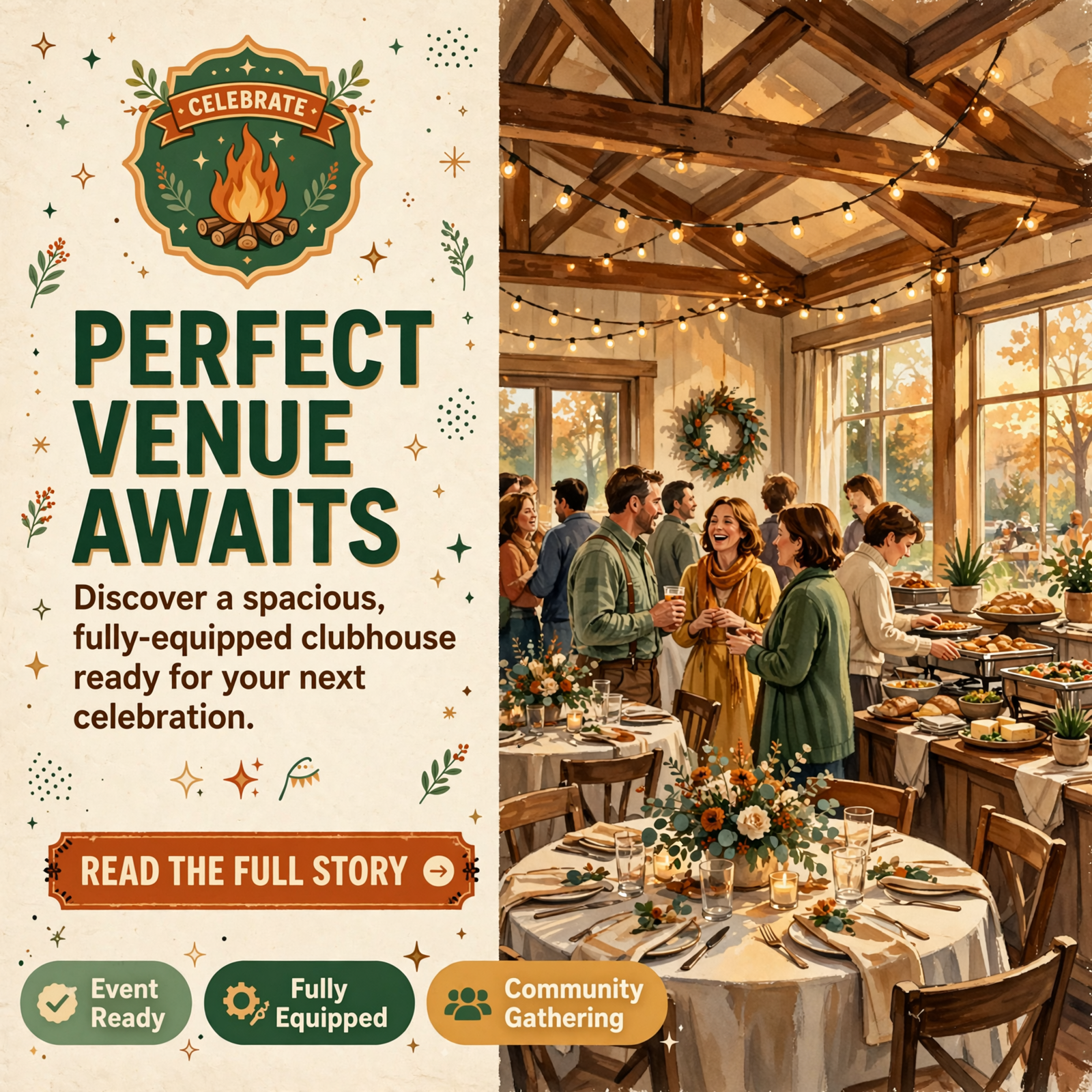 Featured image for "🎉 Bean Pot Campground Offers 2,400 Sq. Ft. Clubhouse for Events in Crossville Area"