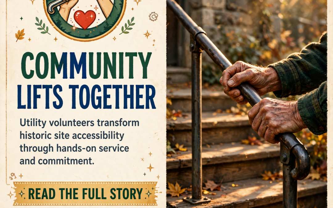 ⚡ Caney Fork Electric Cooperative Volunteers Improve Accessibility at Old Burritt College in Spencer