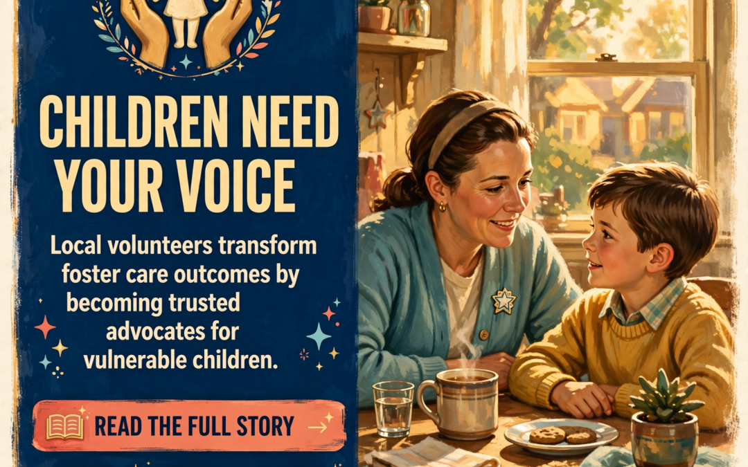 🤝 CASA of the Sequatchie Valley Seeks Volunteers to Advocate for Children in Foster Care