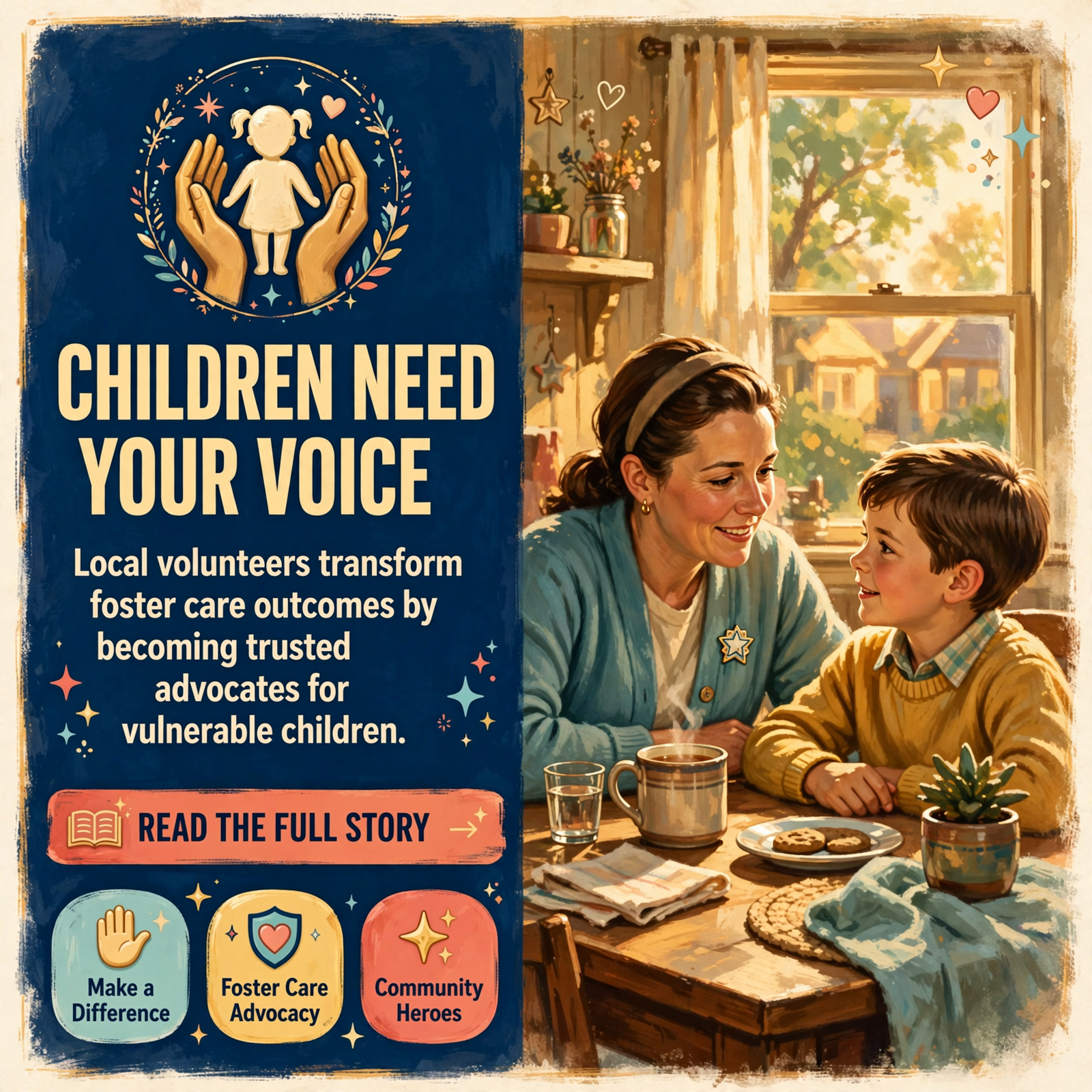 Featured image for "🤝 CASA of the Sequatchie Valley Seeks Volunteers to Advocate for Children in Foster Care"
