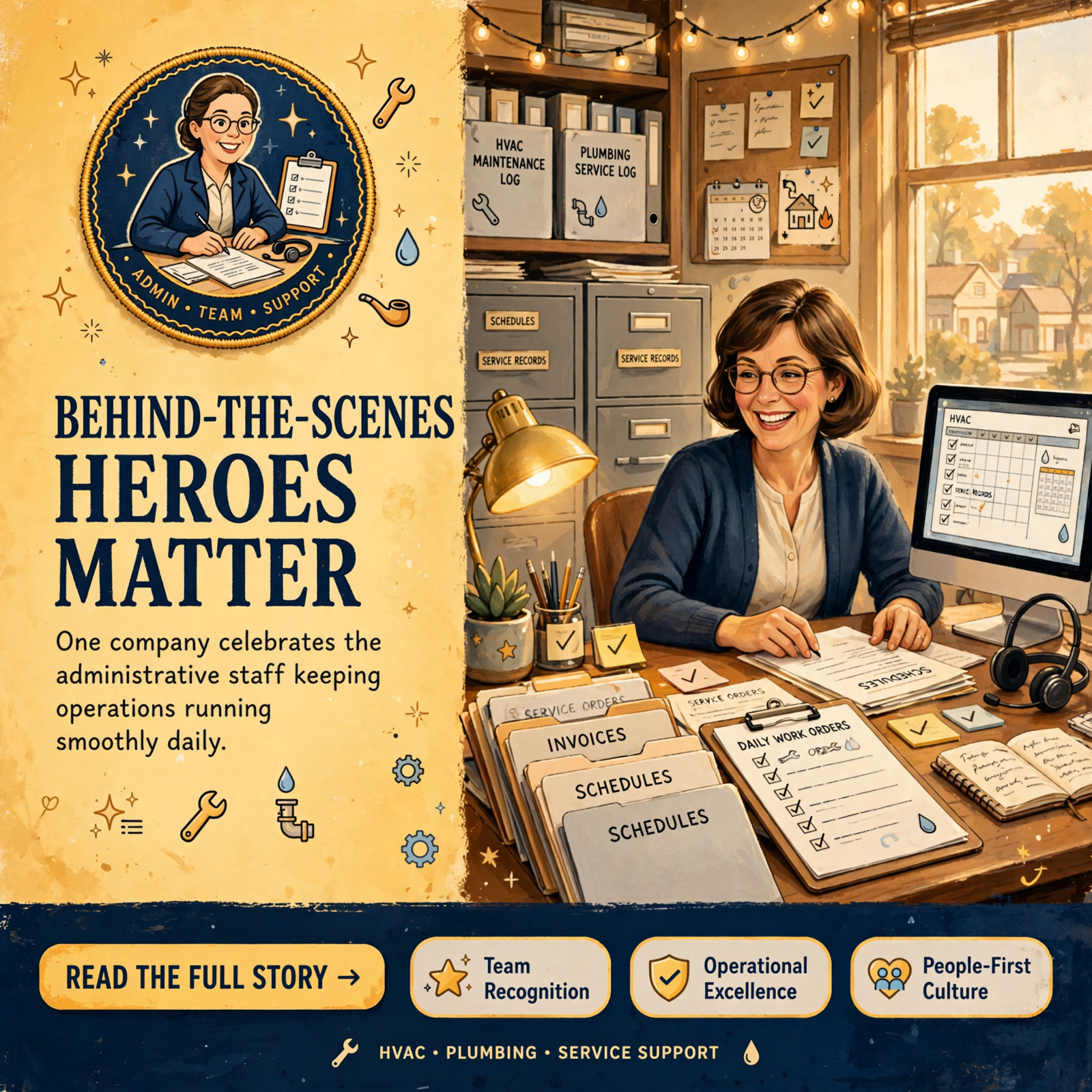 ☀️ Meet Ms. Connie: The Sunshine Behind Tramont Heating, Cooling, & Plumbing ‘s Operations — Featured Image Featured image for "☀️ Meet Ms. Connie: The Sunshine Behind Tramont Heating, Cooling, & Plumbing 's Operations"