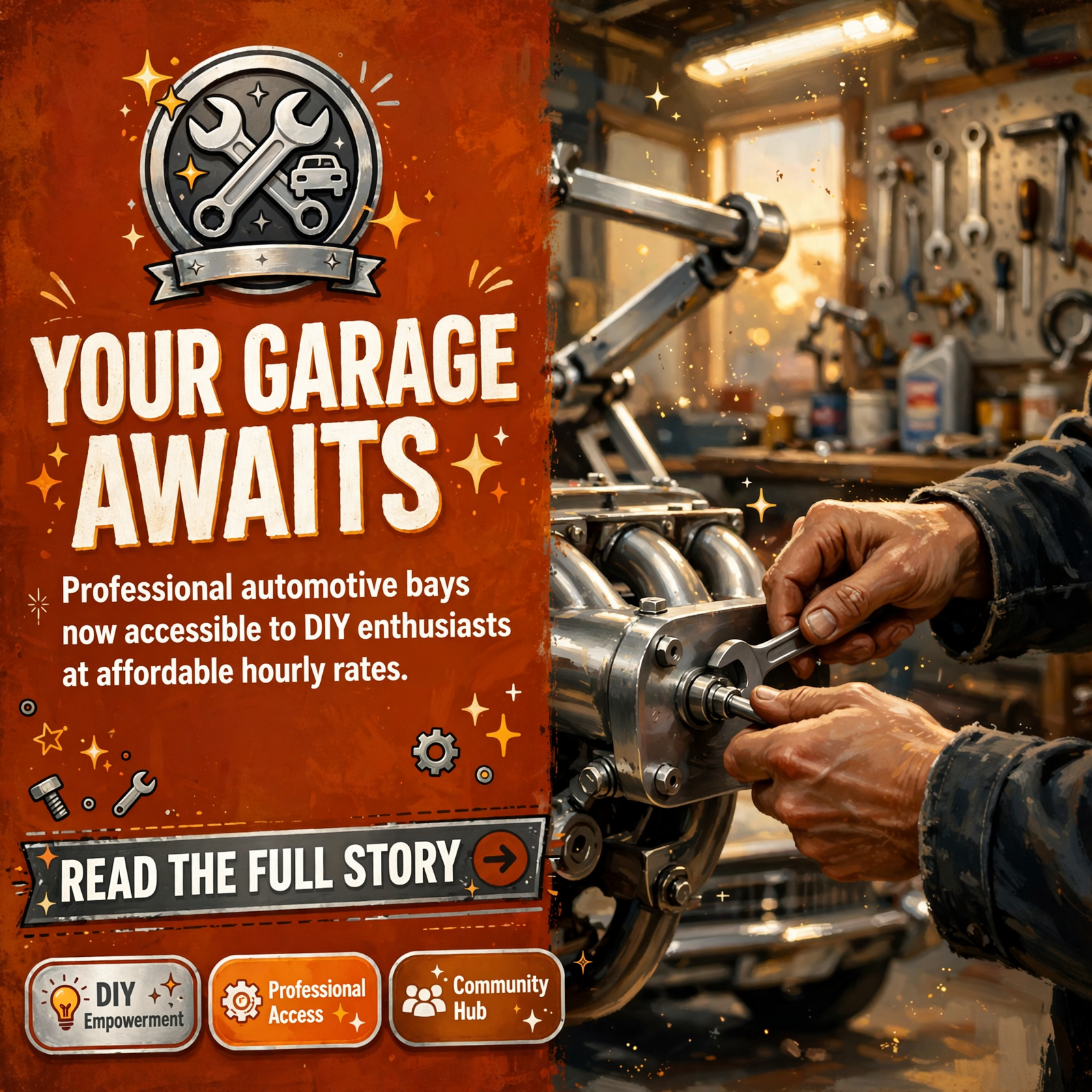 Featured image for "🔧 DIY Car Customization Gets Easier With Bay Rentals at Southern Drive Collective"