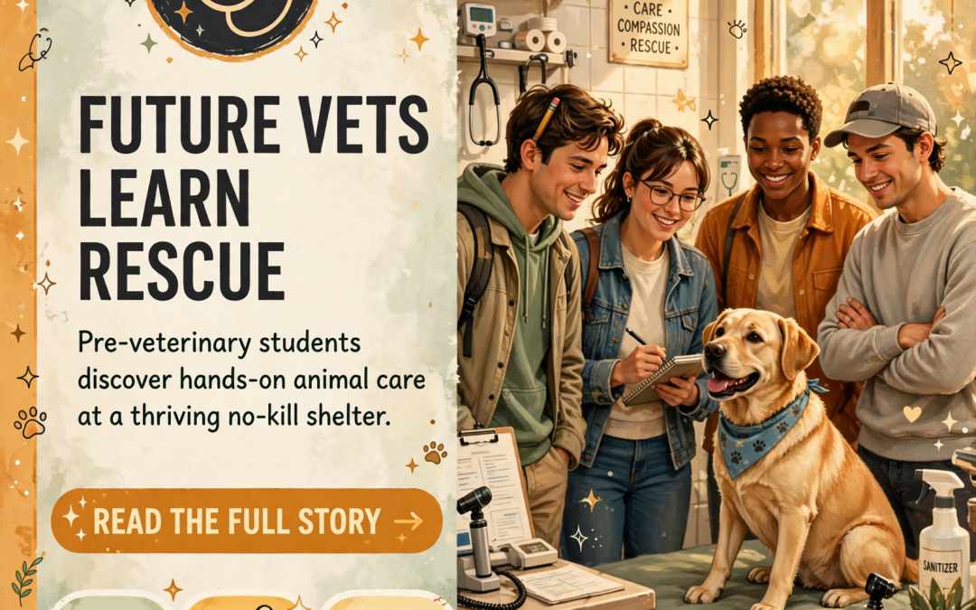 🐕 Sewanee Pre-Vet Students Tour Easy’s Dog Shelter in Tracy City