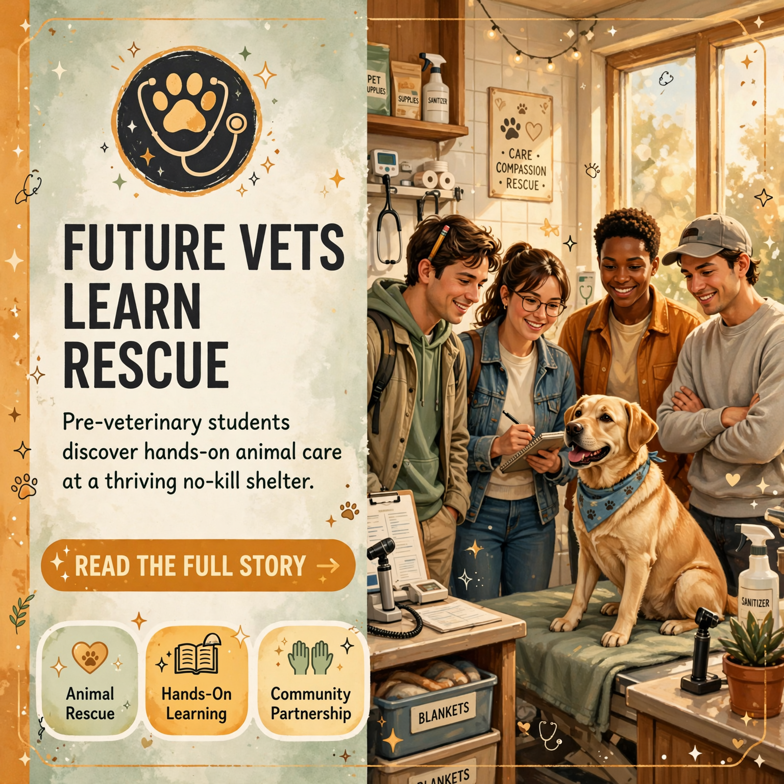 Featured image for "🐕 Sewanee Pre-Vet Students Tour Easy's Dog Shelter in Tracy City"