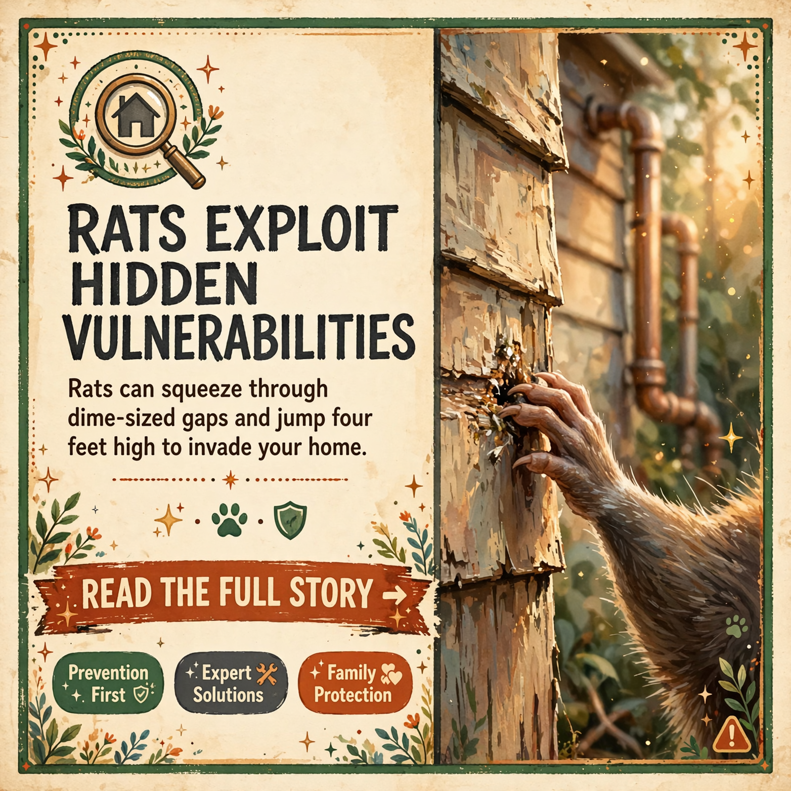 π How Rats Get Inside Your Home – And What You Should Know β Featured Image Featured image for "π How Rats Get Inside Your Home - And What You Should Know"