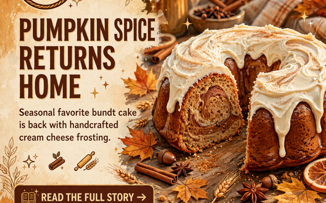 🎃 Pumpkin Spice Cake Returns to Nothing Bundt Cakes – Seasonal Favorite Available While Supplies Last