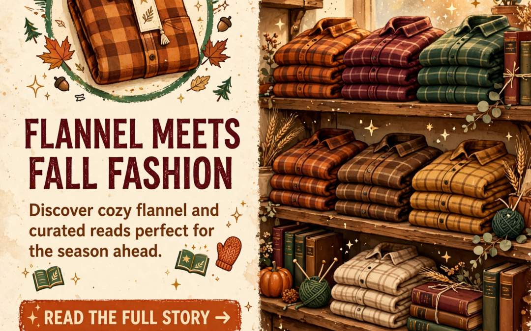 👕 Fall Flannel and Books at Pretty Clothes Shoppe in Crossville